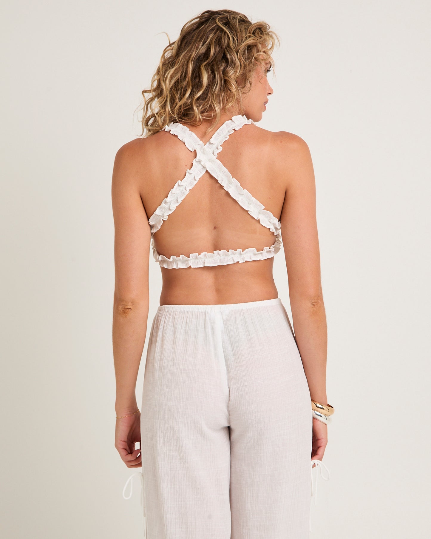 Dion Gathered Micro Top