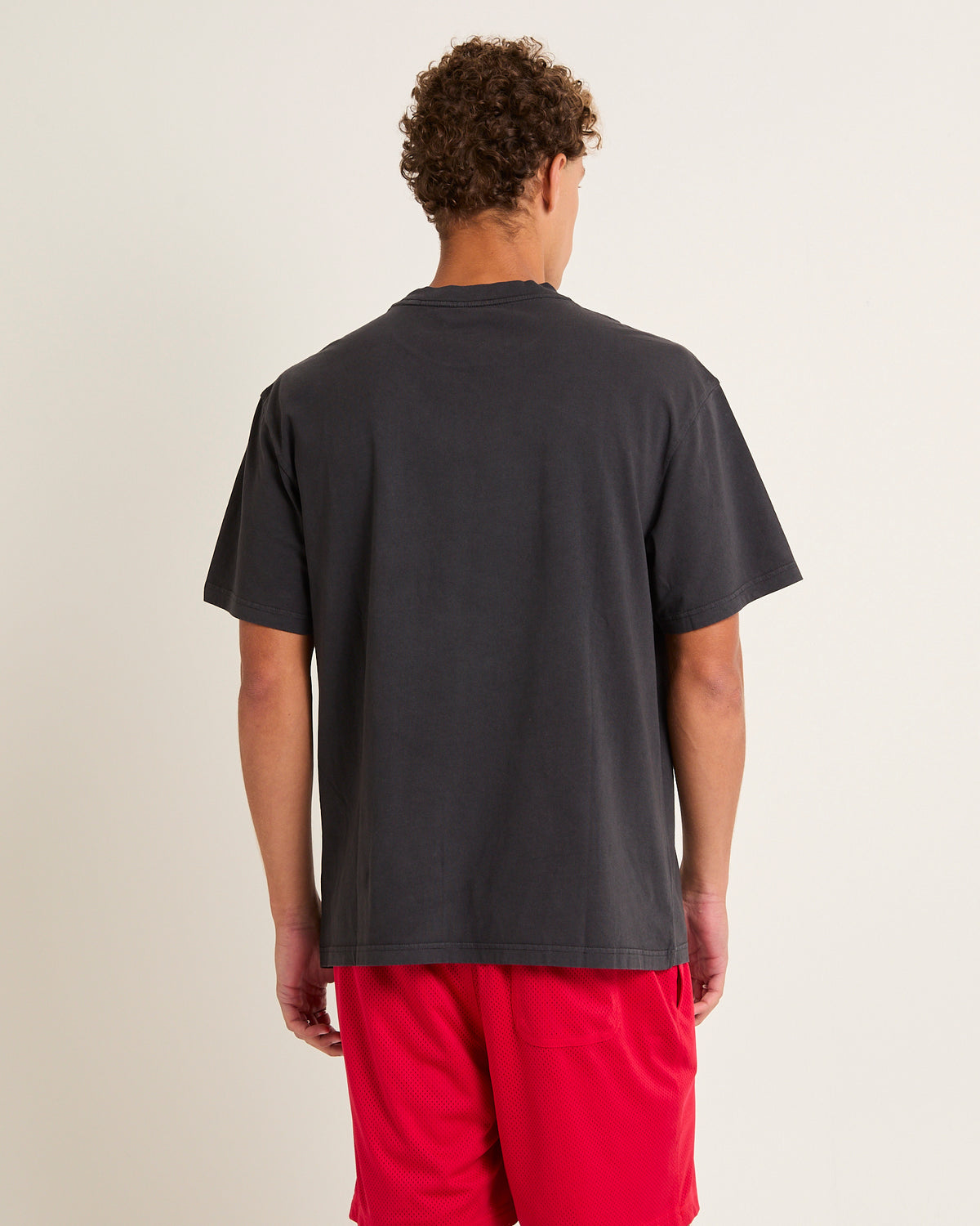 On Fire Chicago Bulls T-shirt OVERDYED BLACK