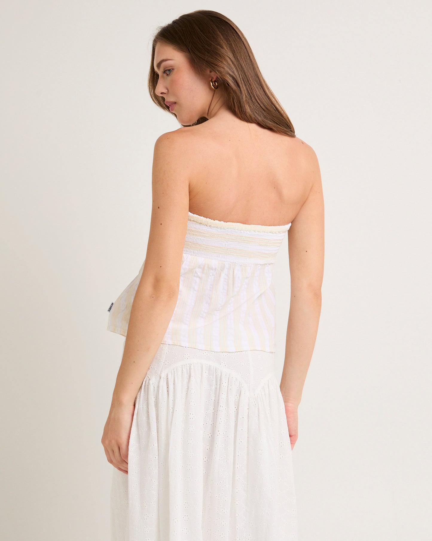 Splice Strapless Top