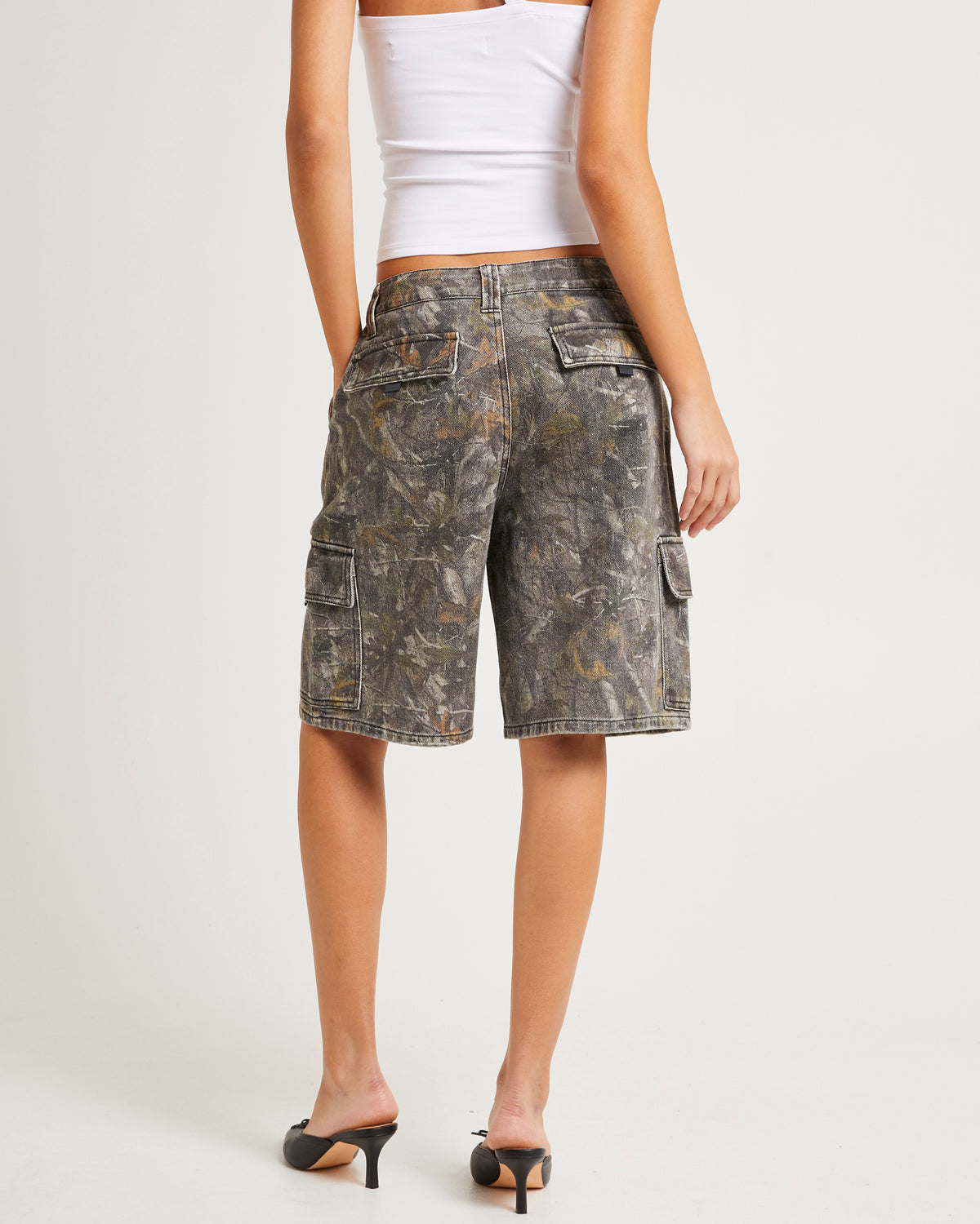 Camo Cargo Denim Jorts CAMO