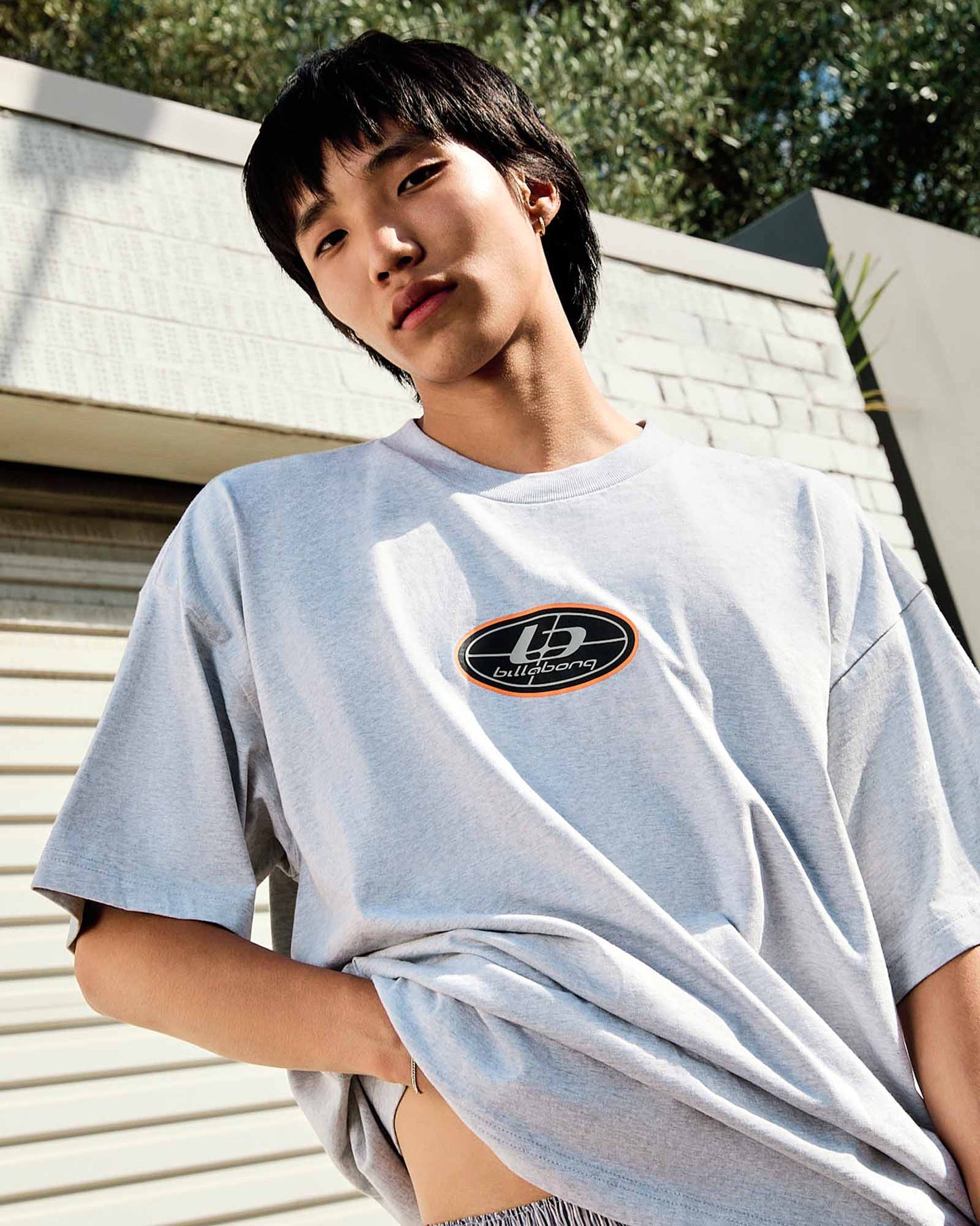 Chrome Pill T-Shirt in Light Grey Heather