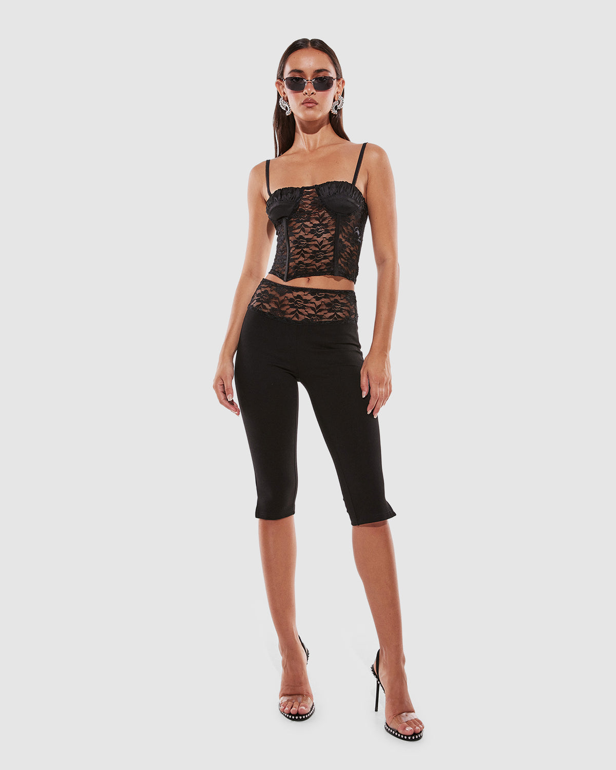 Melaine Capri Pants BLACK
