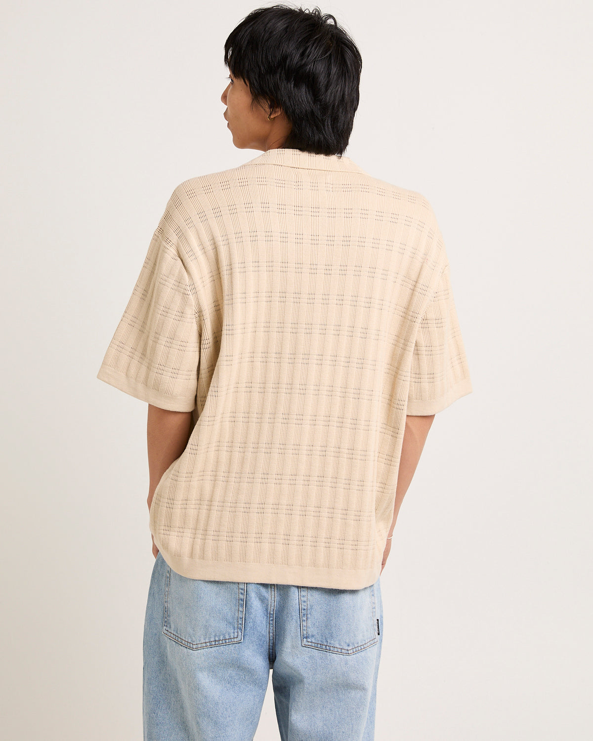 Hayes Knit Short Sleeve Resort Shirt OAT