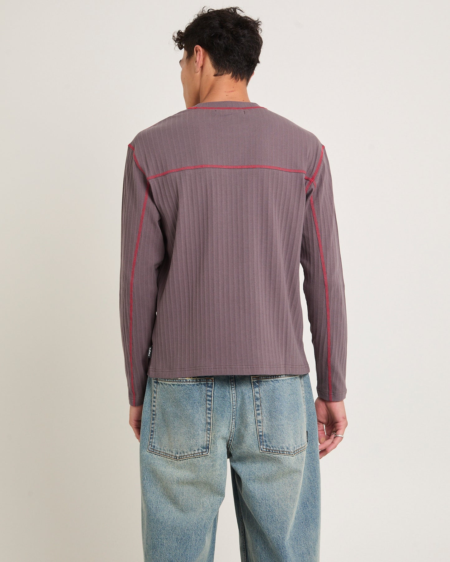 CCTV Rib Long Sleeve Shirt