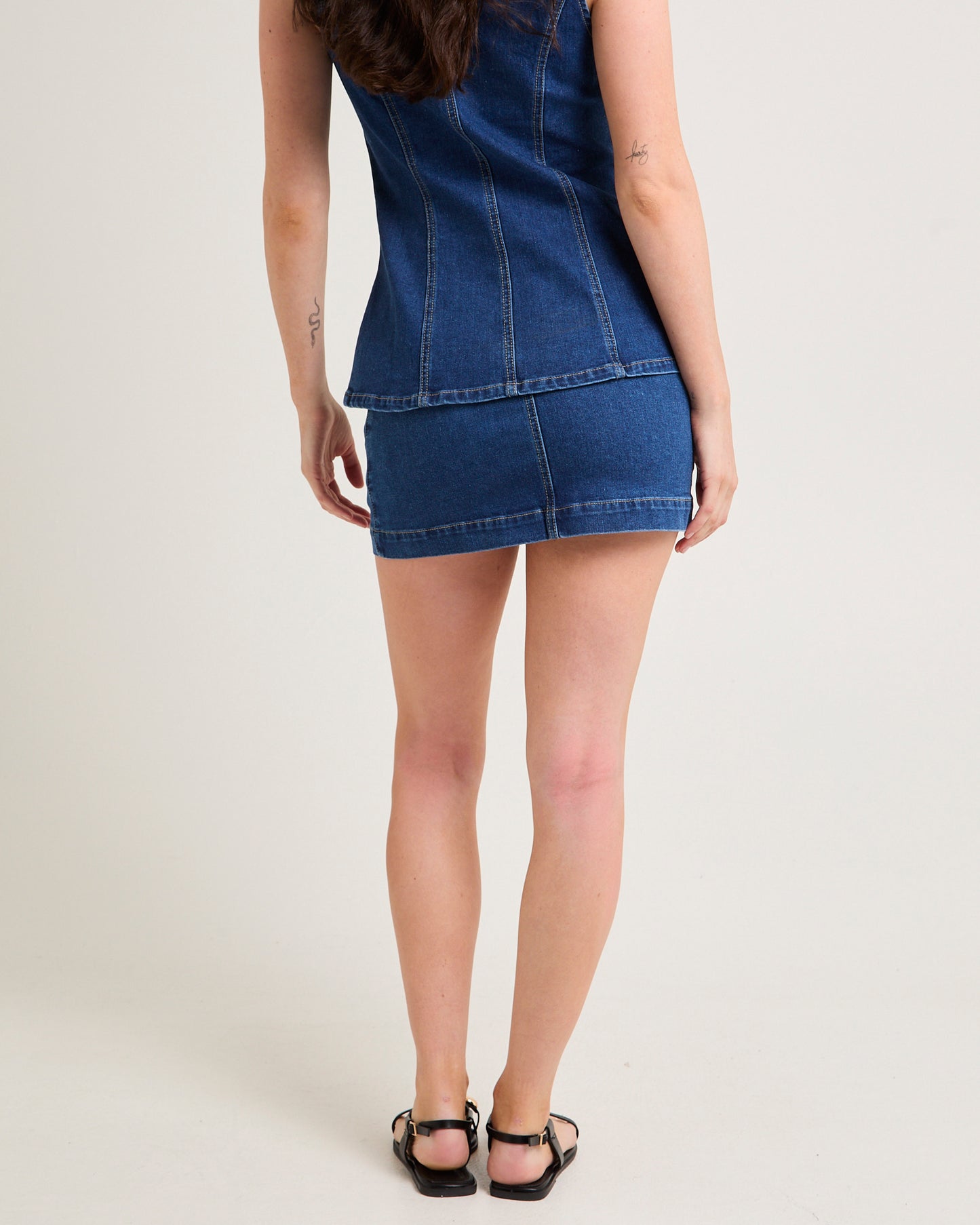 Harper Denim Mini Skirt