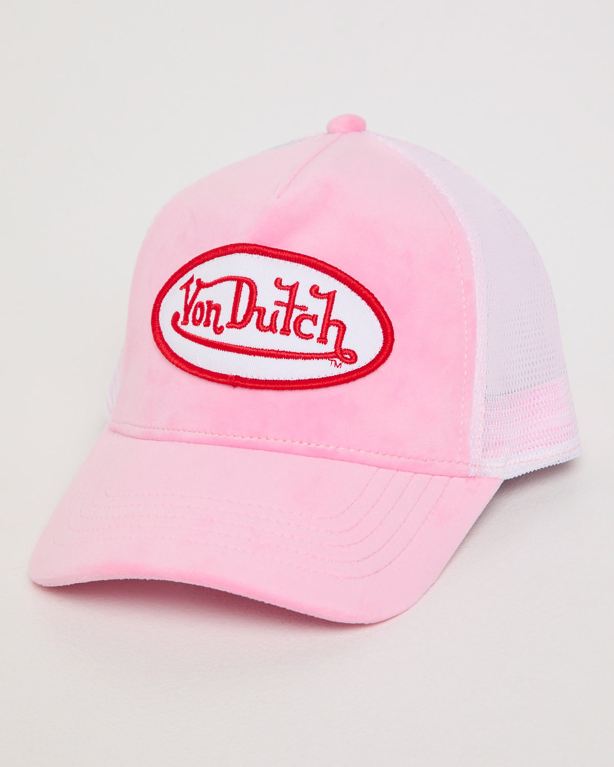 Unisex Trucker Hat Pink Velvet PINK VELVET