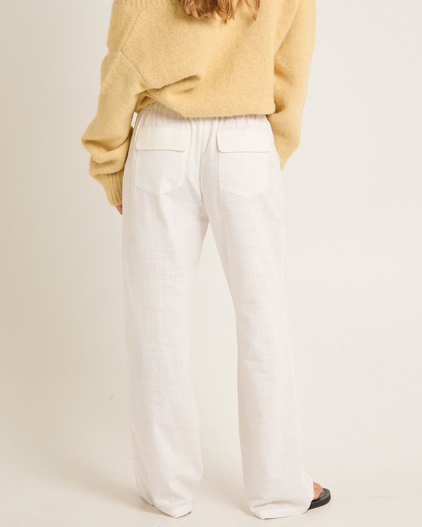 Lenny Linen Patch Pocket Pants