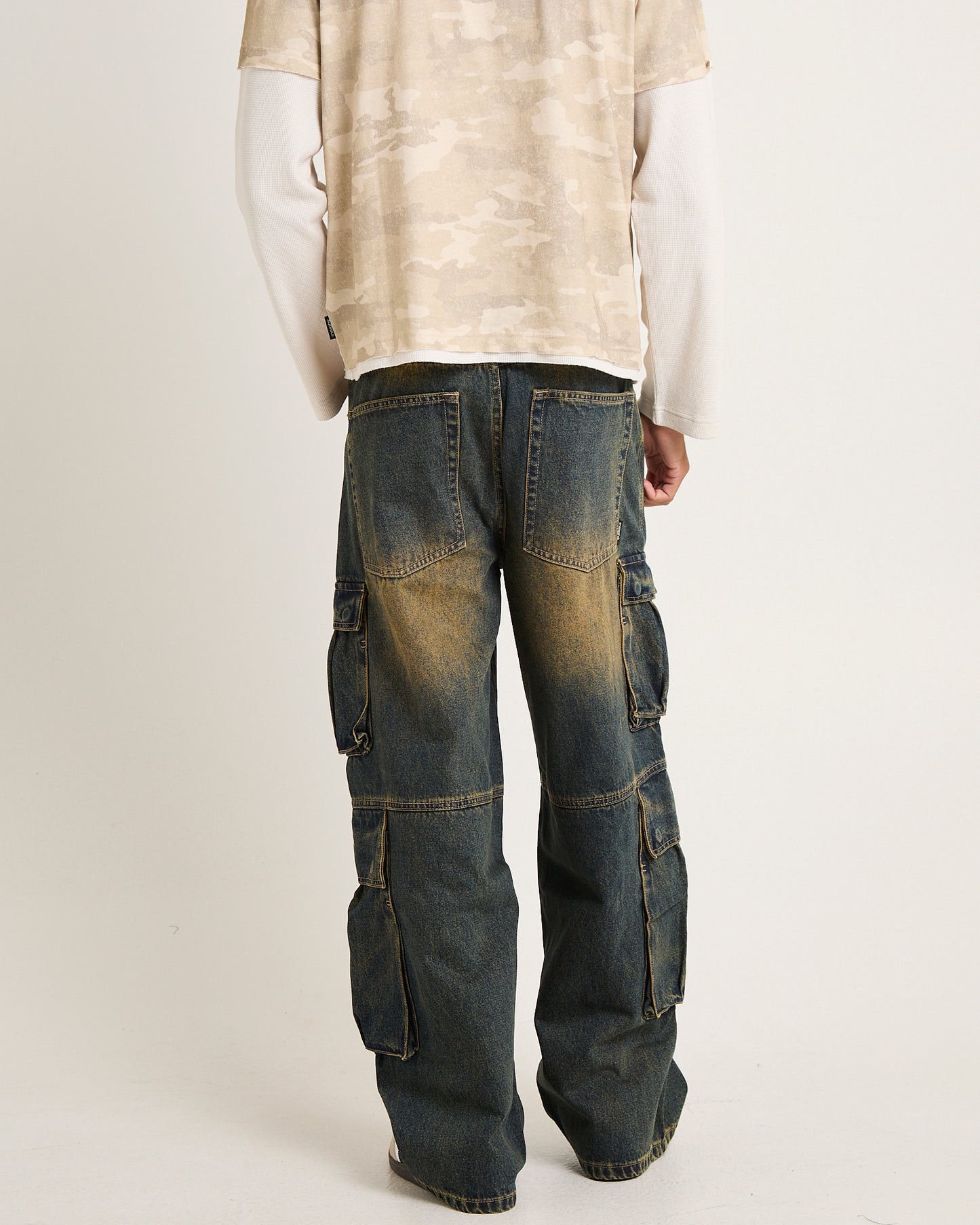 Society Denim Cargo Denim Jeans