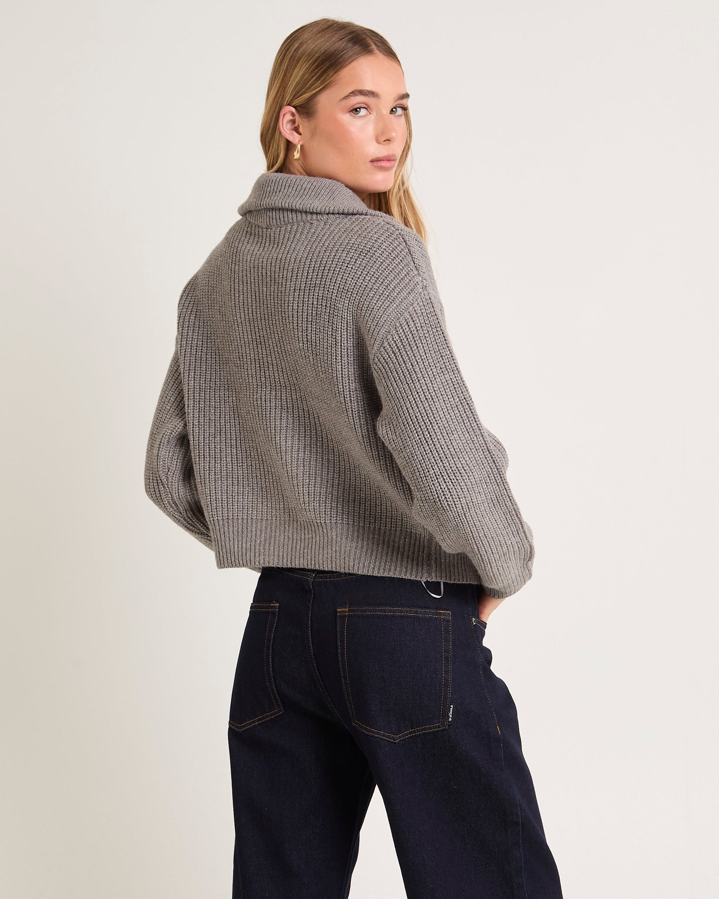 Ellie Double End Zip Longline Cardigan