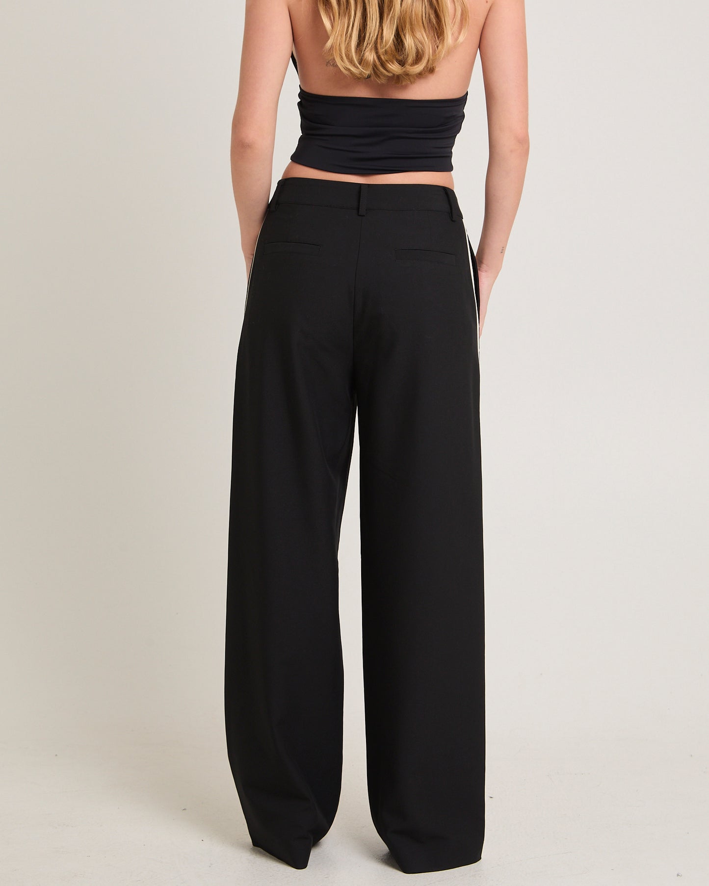 Leon Stripe Detail Suit Pants