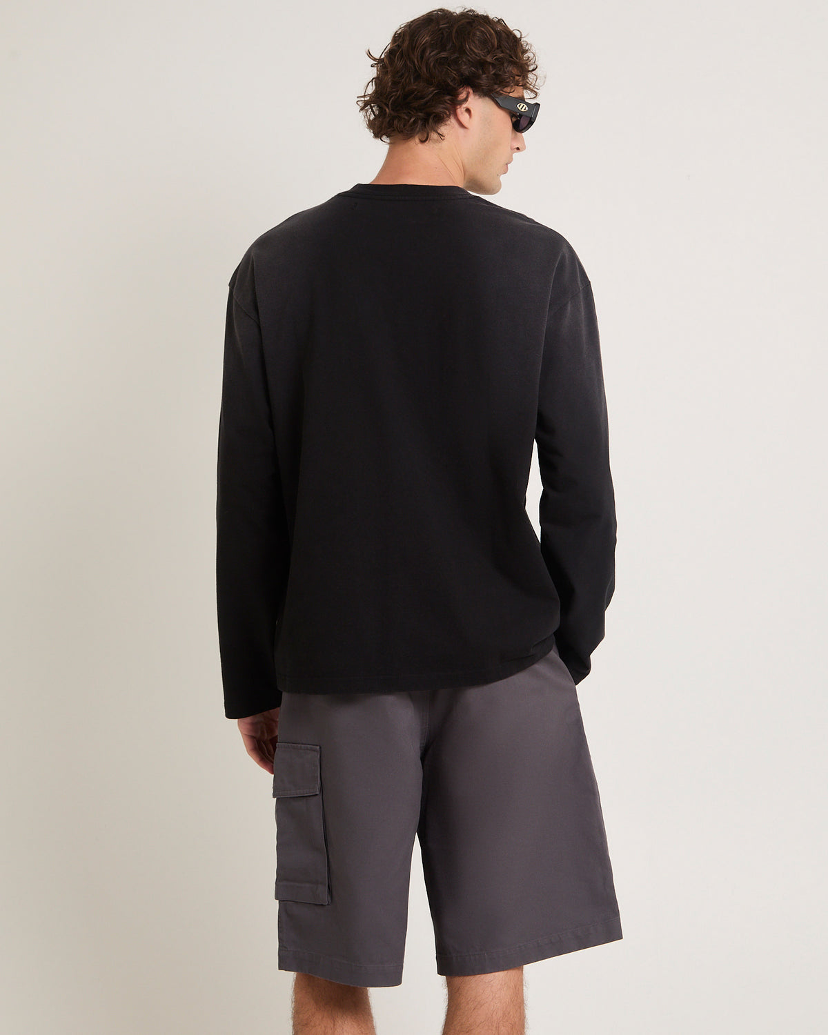 Spray Long Sleeve T-Shirt BLACK