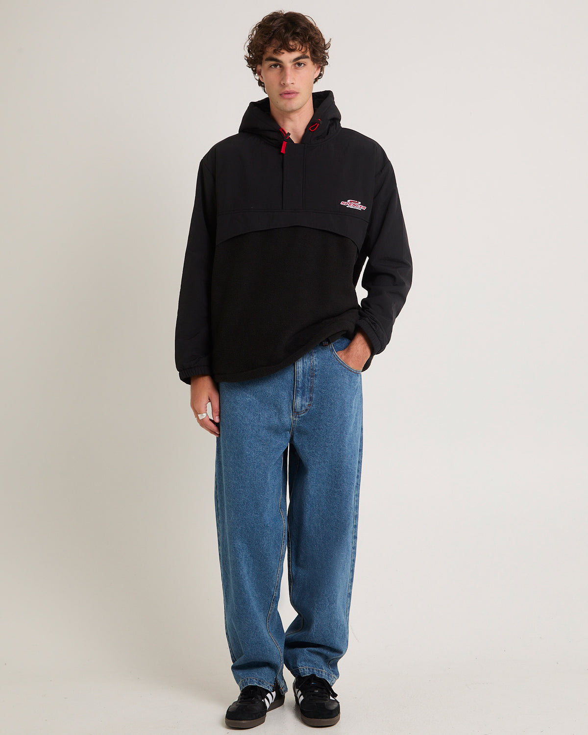Lightspeed Fleece Anorak Jacket BLACK