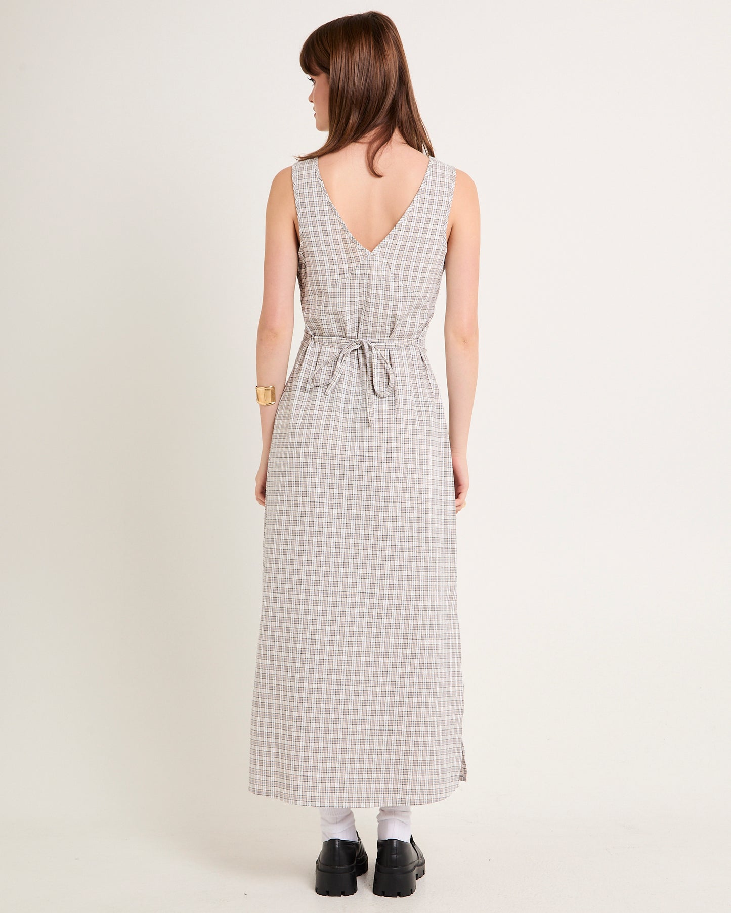 Drew Seersucker Maxi Dress