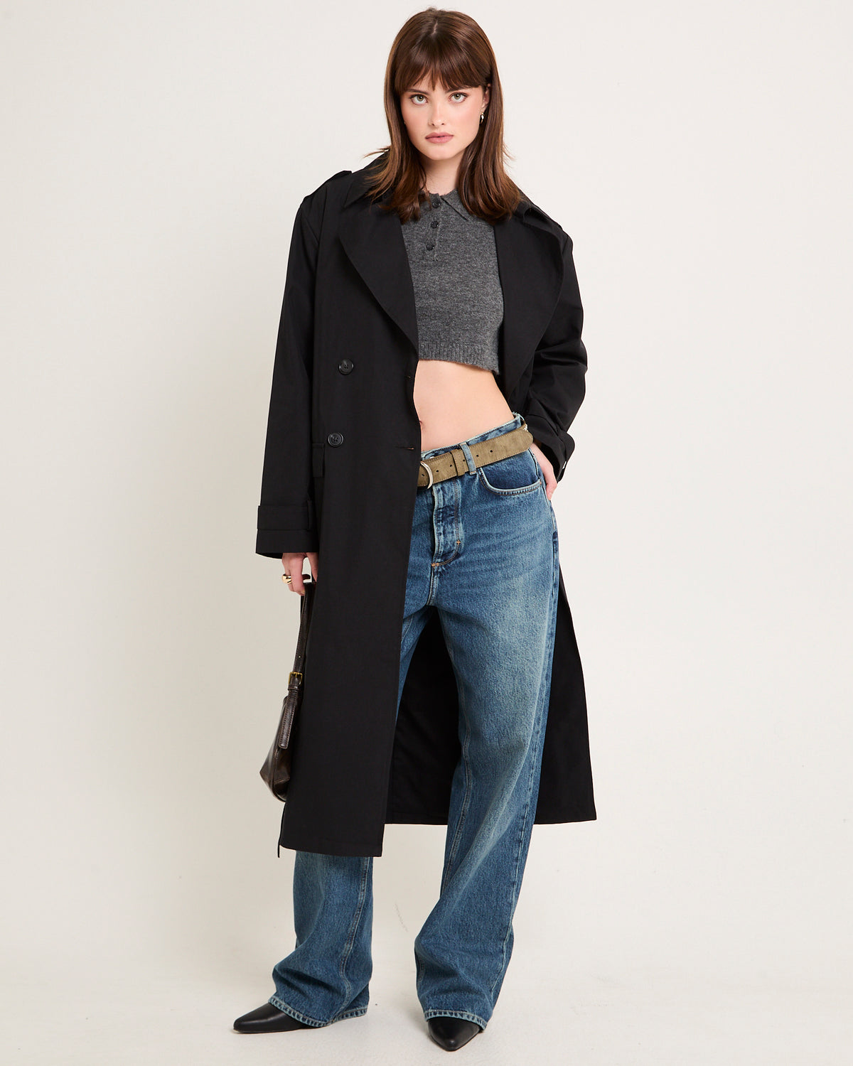 Tanya Trench Coat BLACK