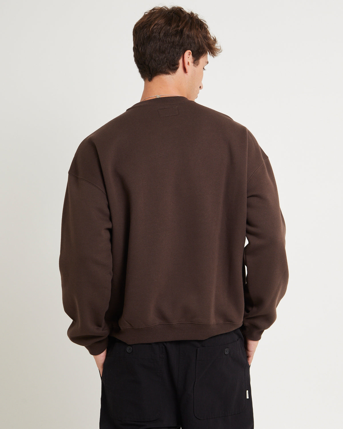 Arc Crew Sweater CHOCOLATE