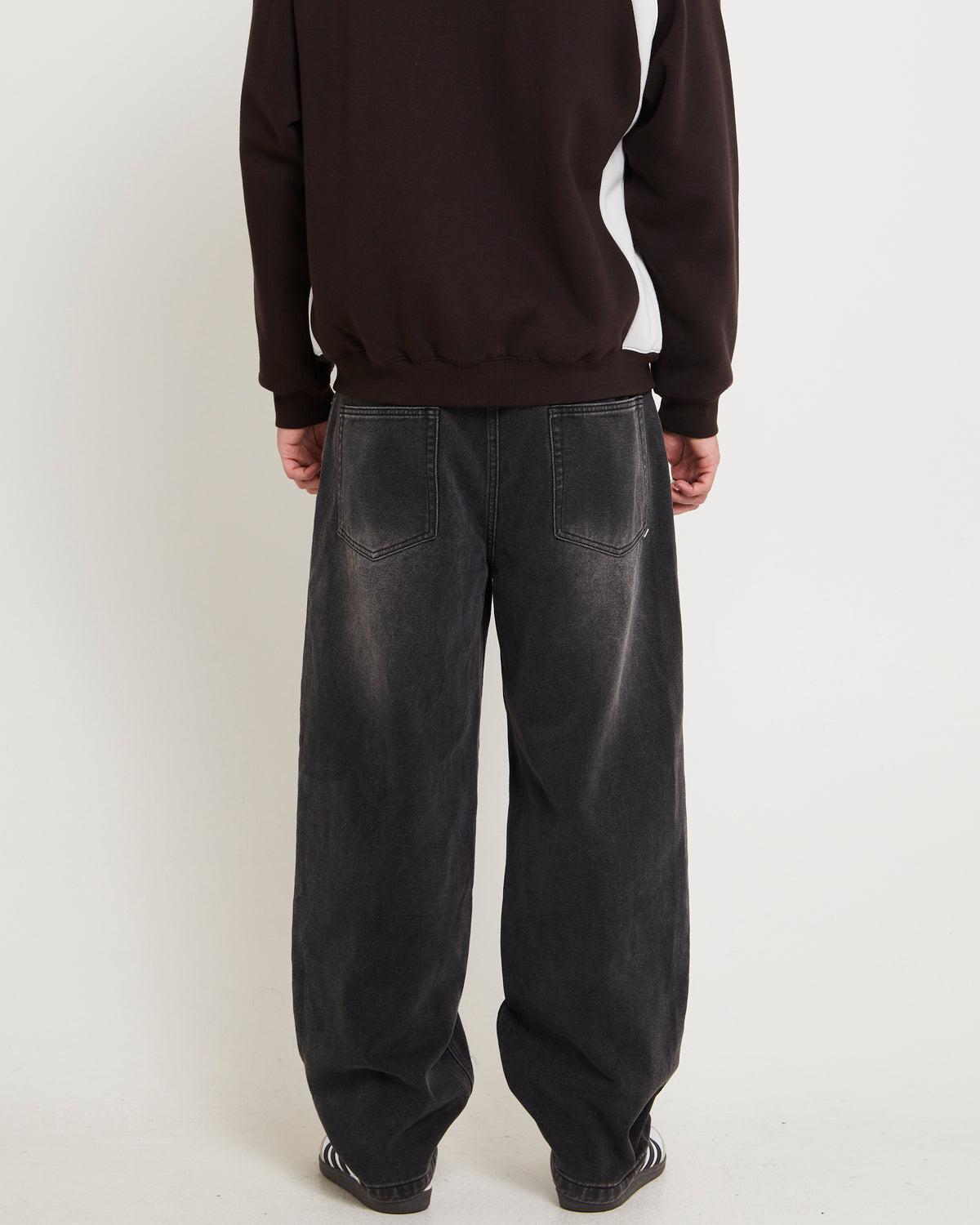 Wide Boy Denim Jeans BLACK TOBACCO