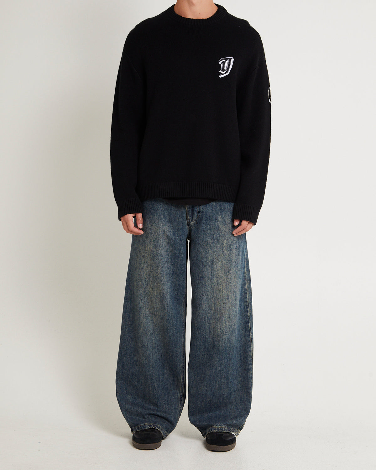 Society Club Baggy Denim Jeans GARAGE BLUE