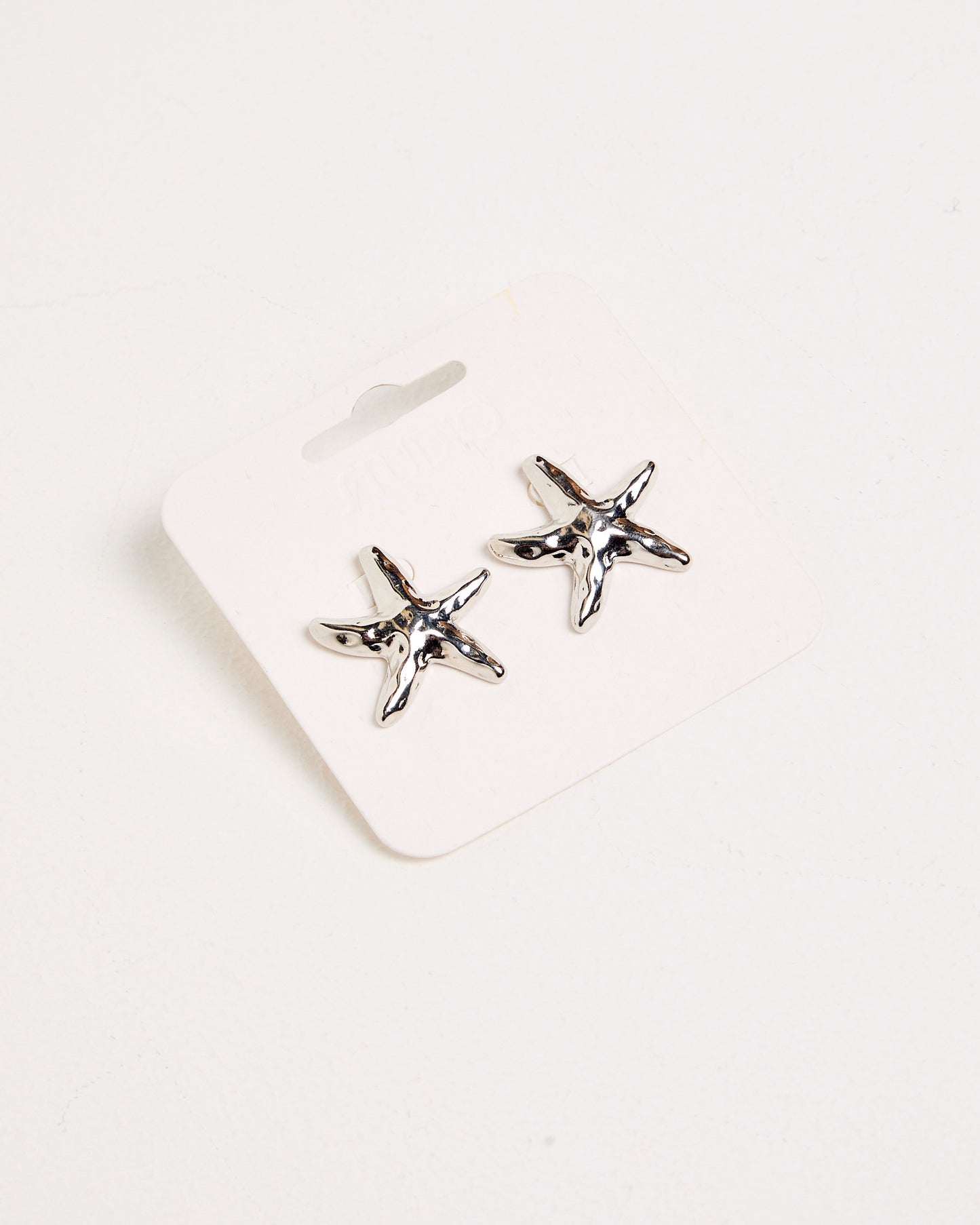 Aqua Starfish Earrings