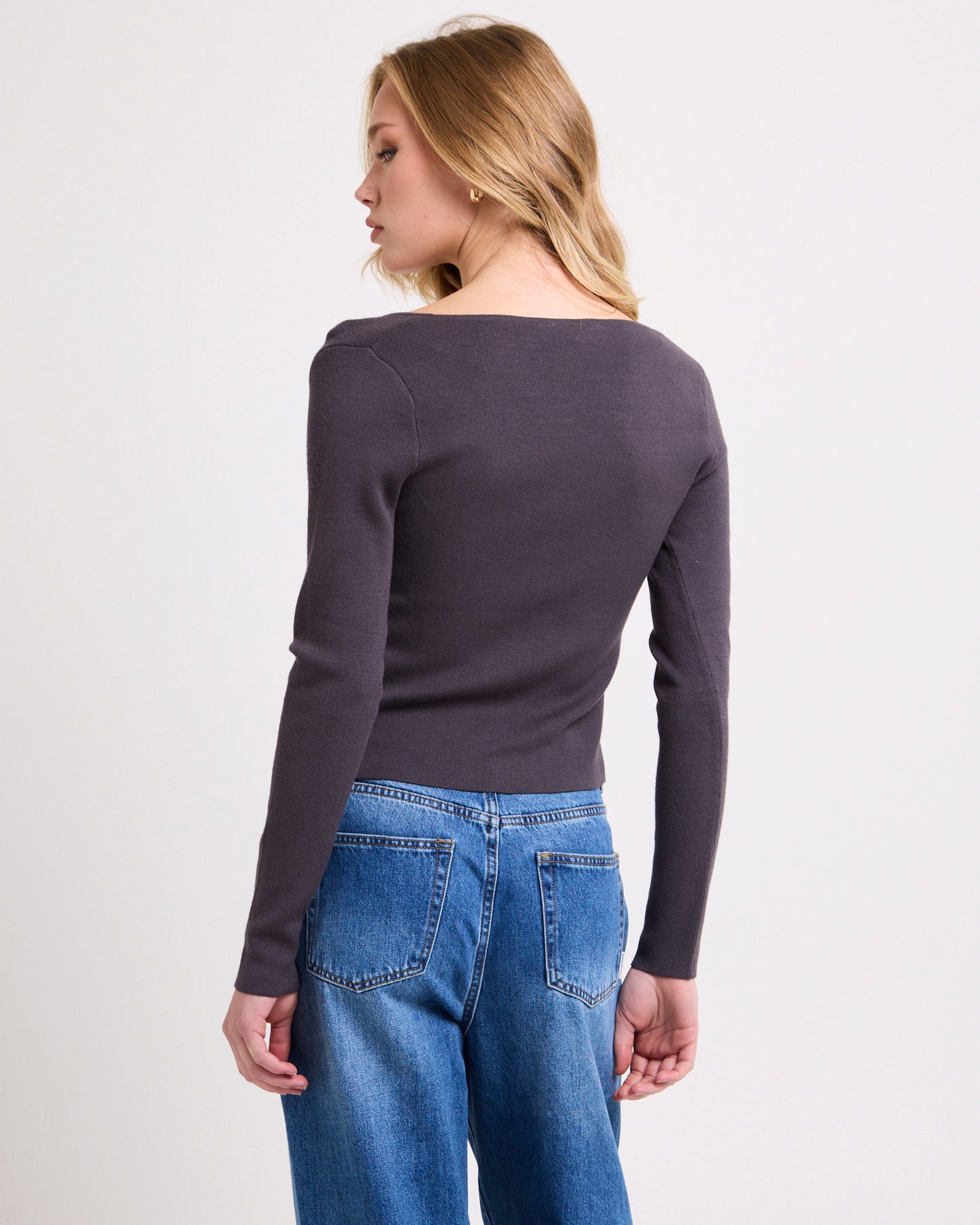 Bobbi Knit Open Front Top