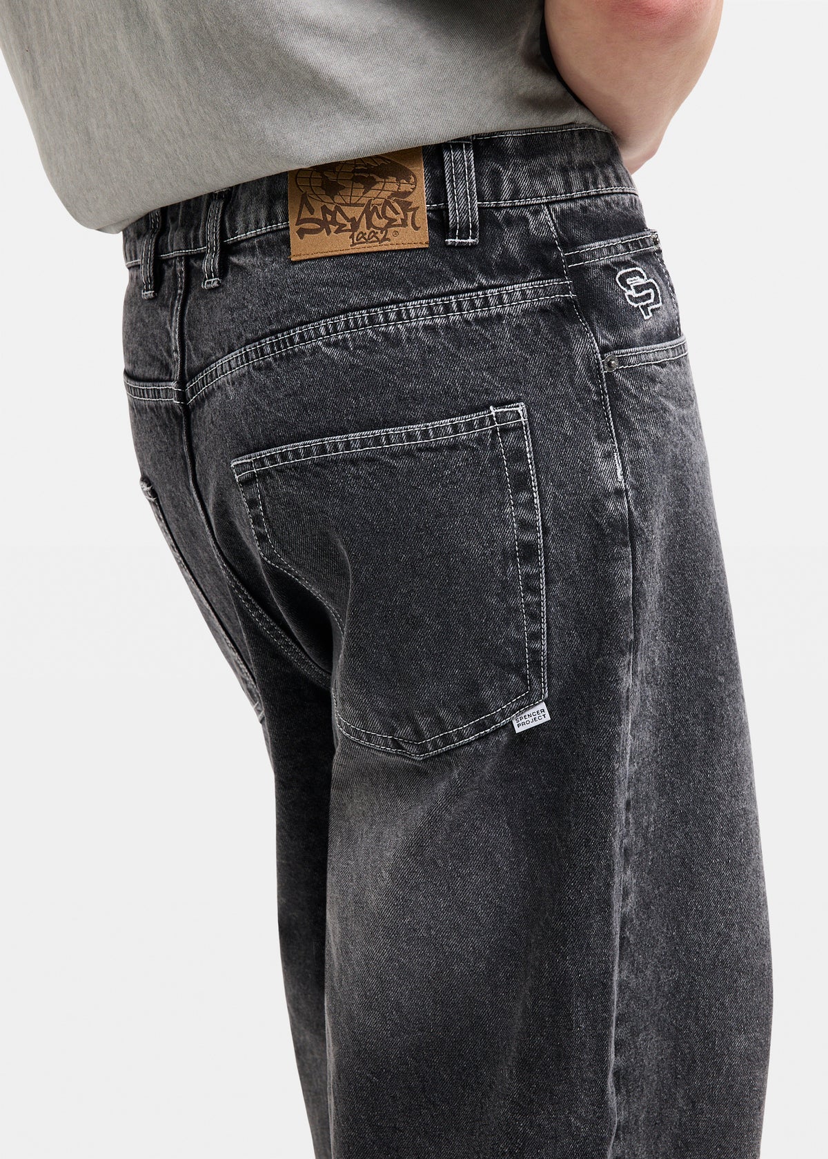 Wide Boy Denim Jeans TINTED GREY
