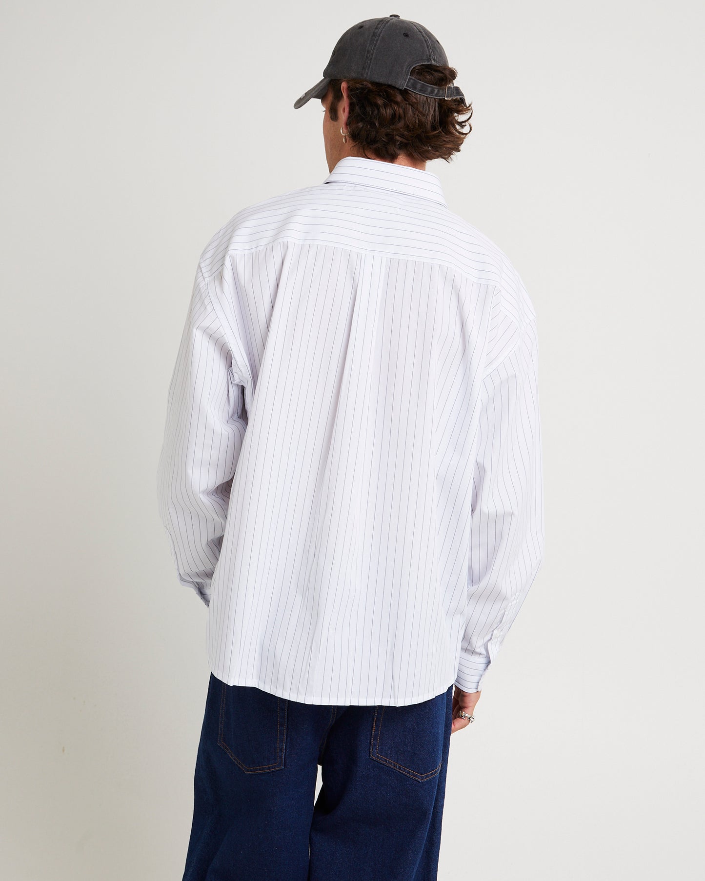 New York Yankees Pinstripe Button Up Shirt