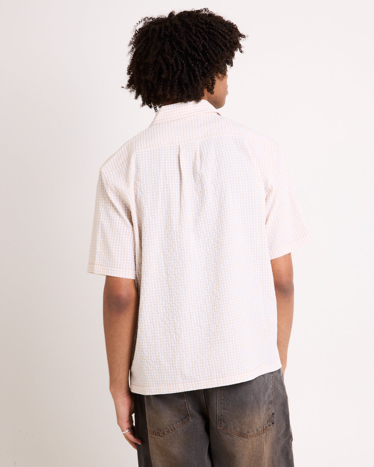 Hobart  Short Sleeve Shirt BROWN