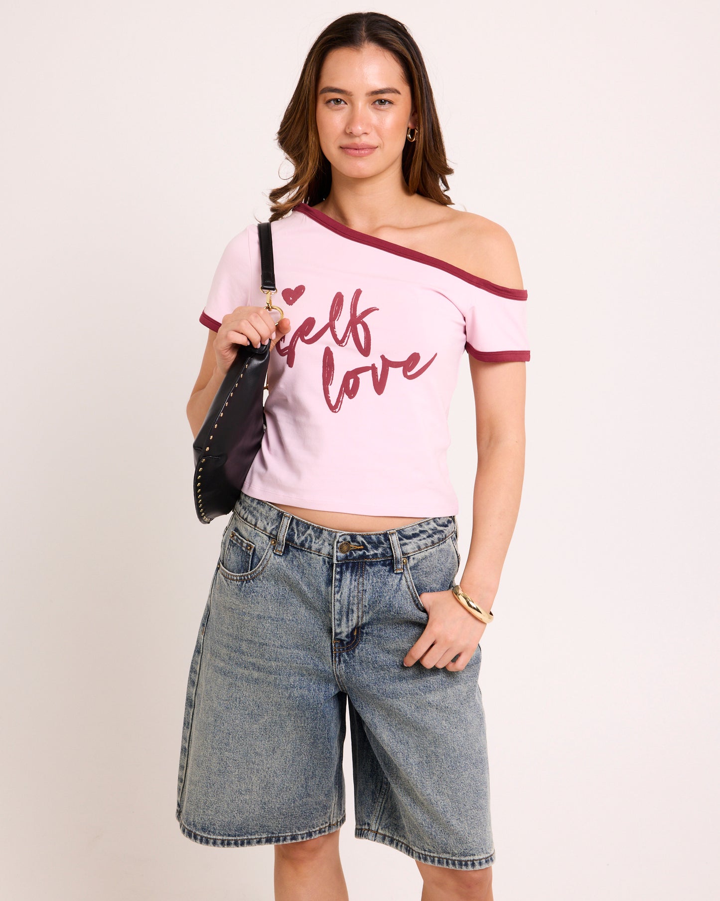 Self Love Slashed T-Shirt