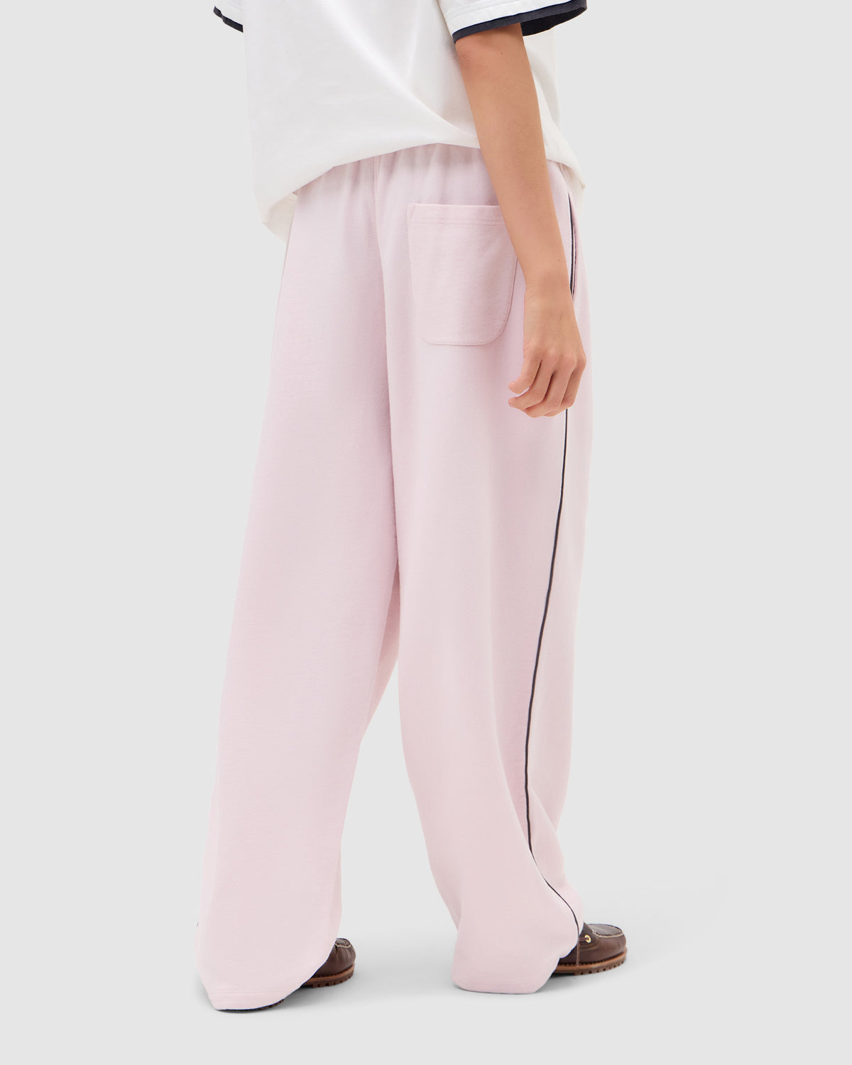 Harri Wide Leg Jogger Pants ROSE