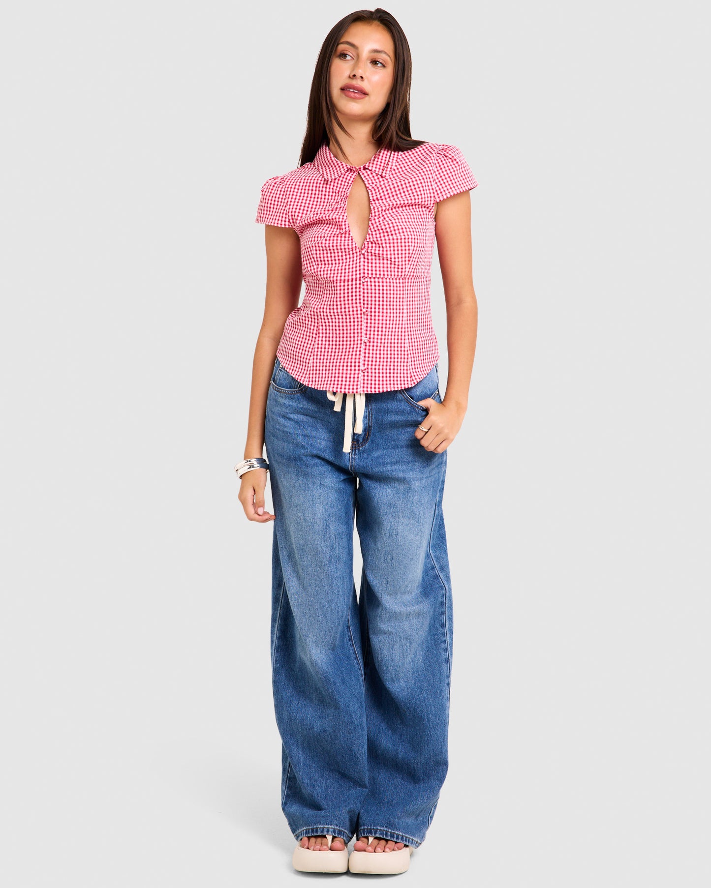 Valeria Keyhole Shirt