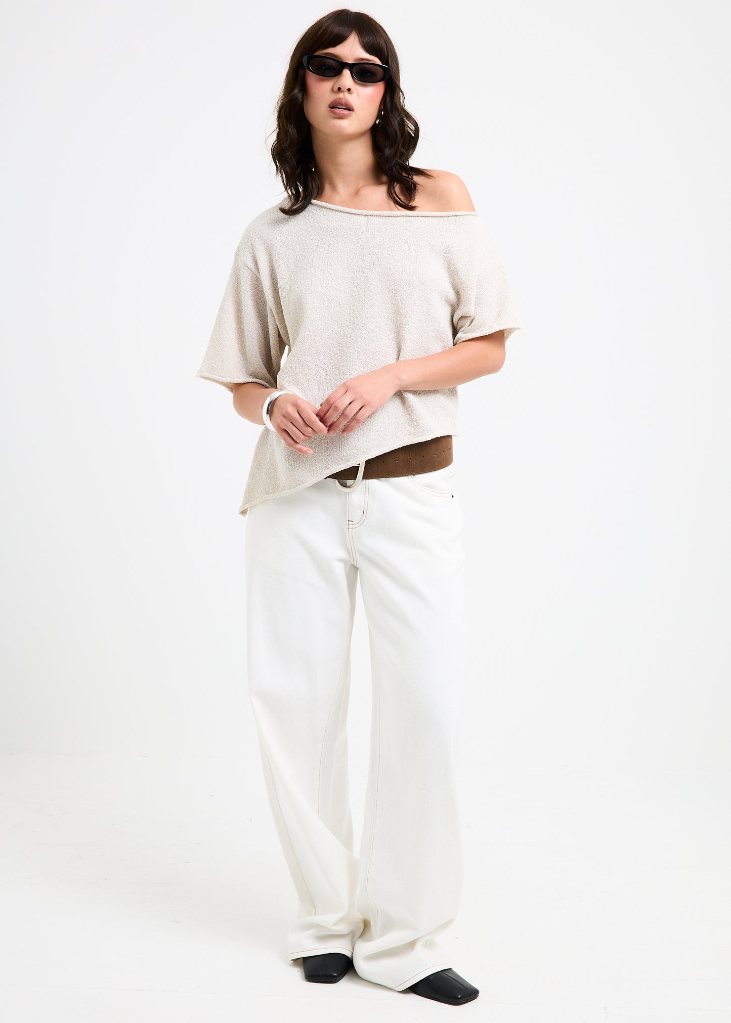 Asymmetric Knit Top