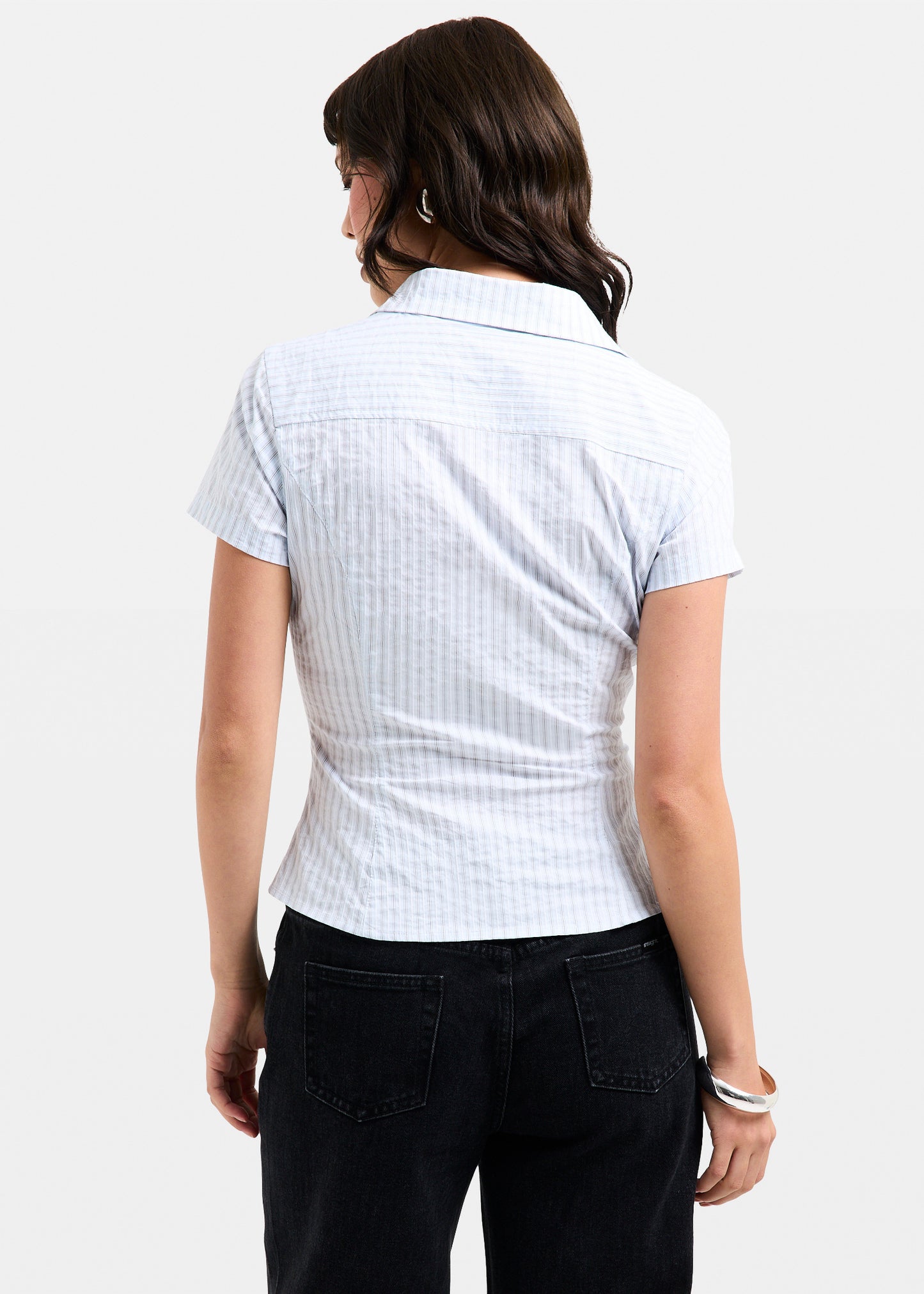Blake Stripe Popper Shirt