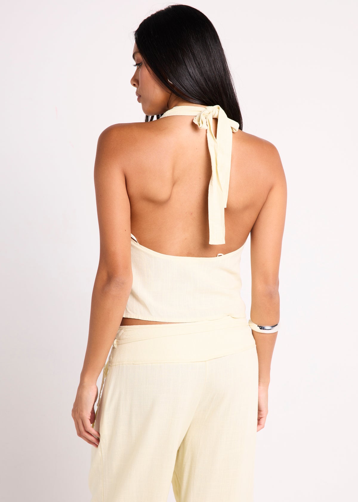 Bahia Tie Up Top BUTTER