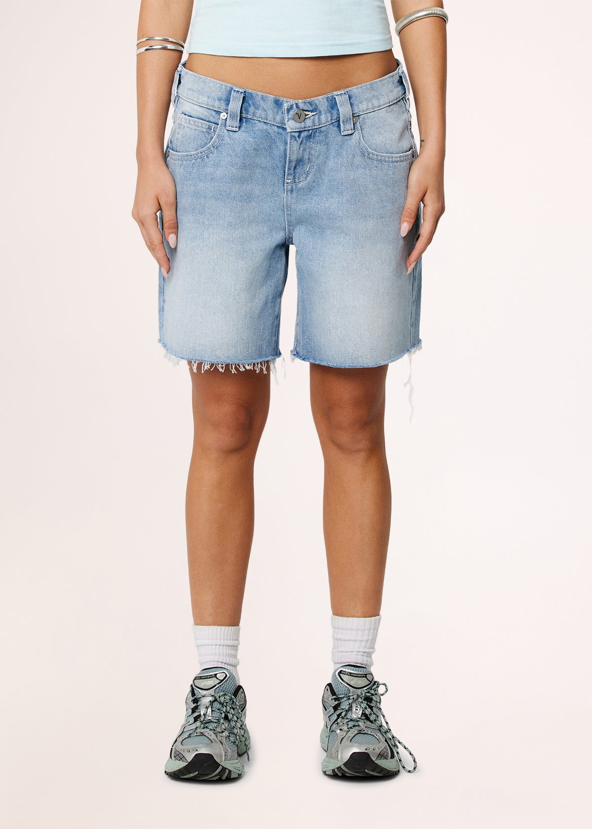 99 Low Boyfriend Denim Shorts Jordan Worn JORDAN WORN