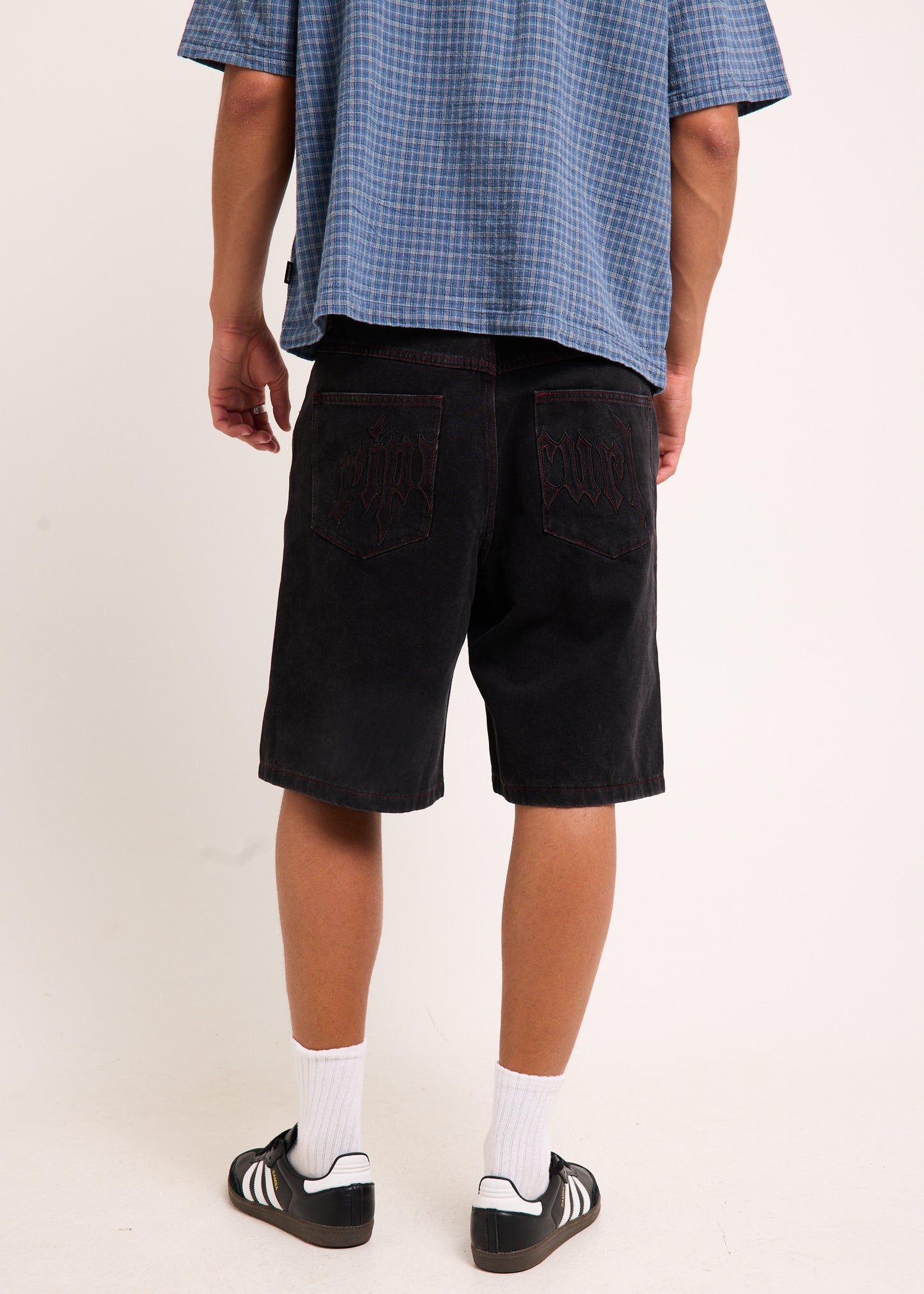 Archive Goth Denim Walkshorts