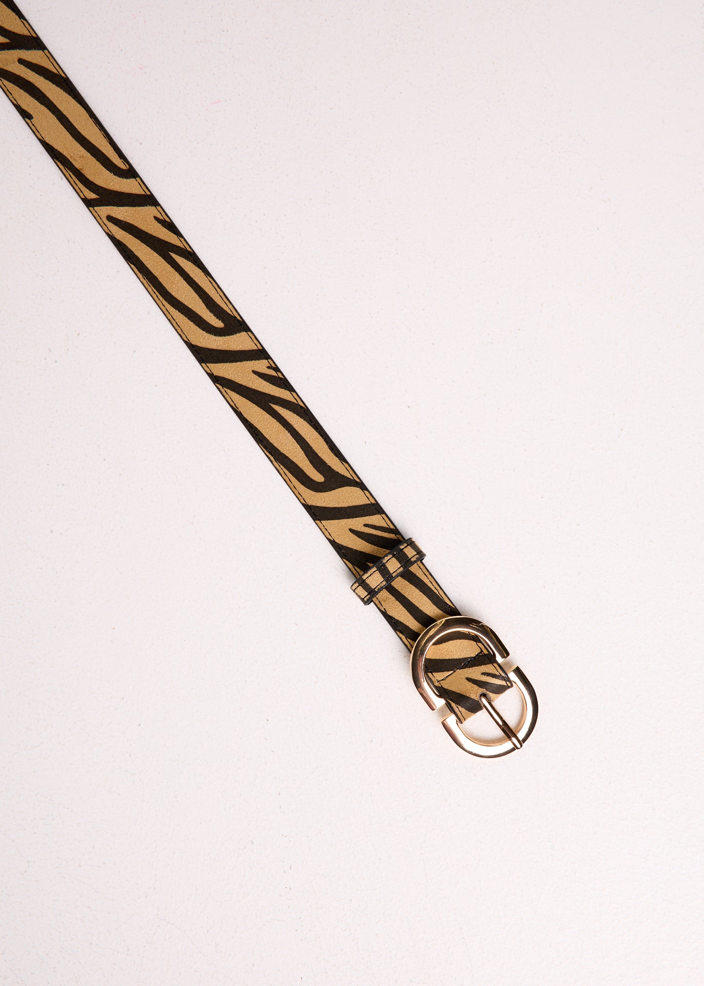 Zuri Zebra Printed Belt