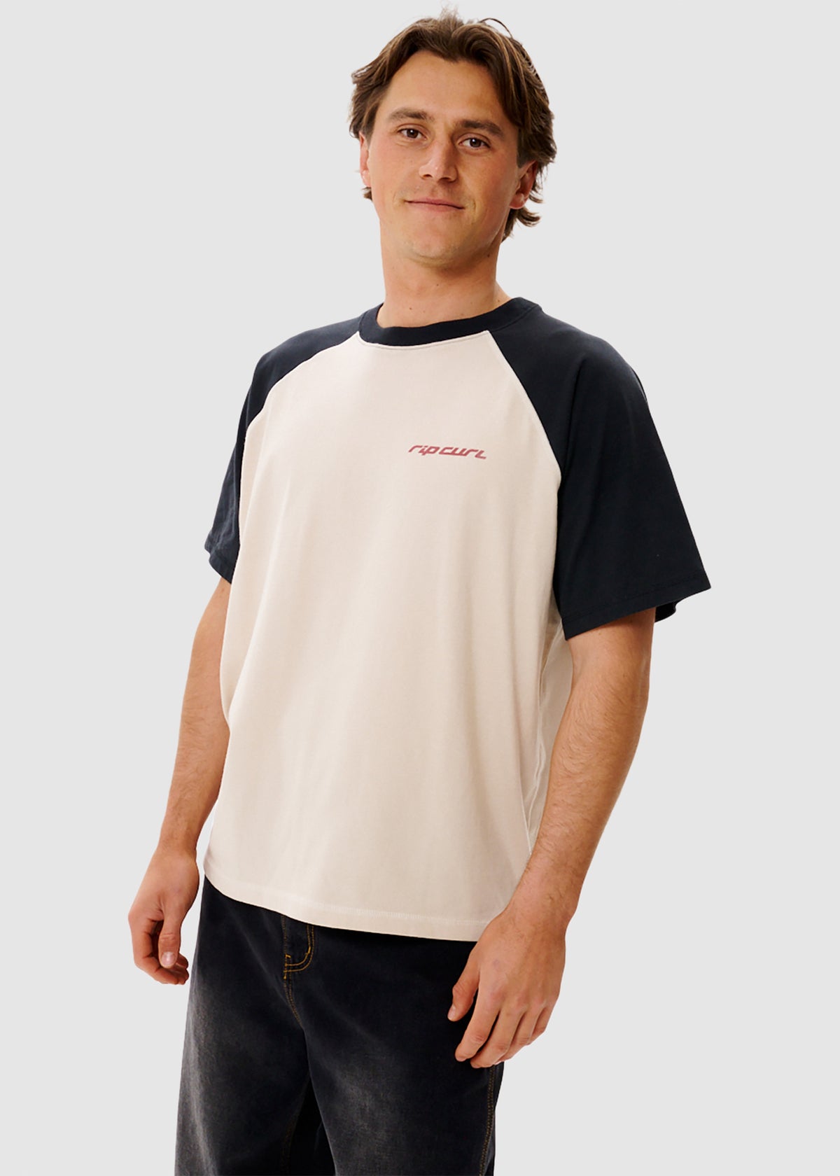 Inner Visions Flogged Boxy T-Shirt BLACK WHITE