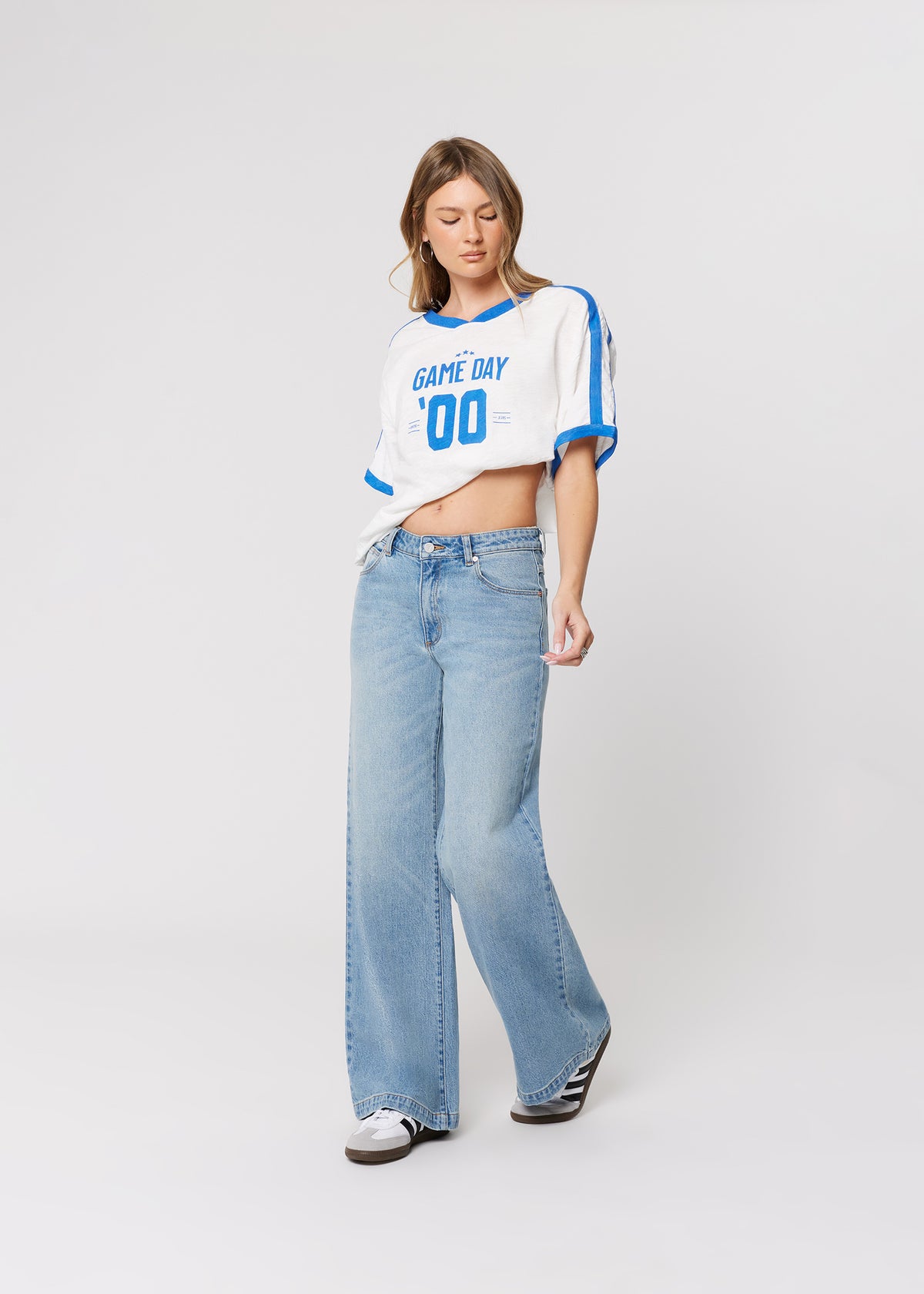 95 Mid & Wide Denim Jeans Stevie STEVIE