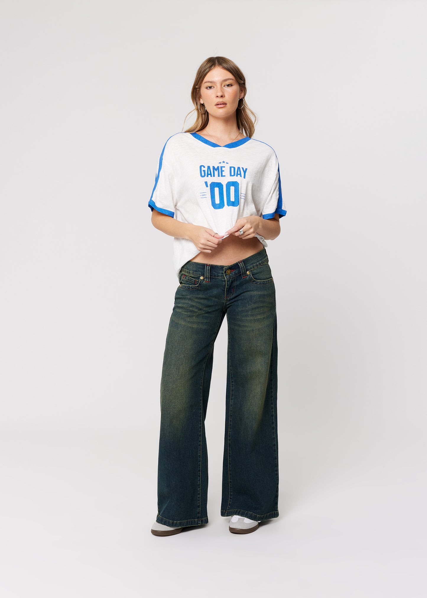 00 Super Low Wide Denim Jeans