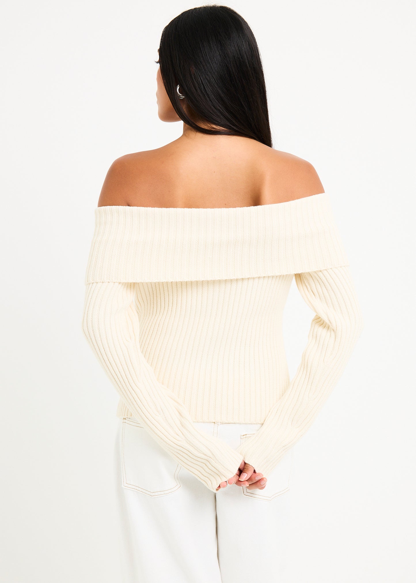 Paloma Zip Off Shoulder Top