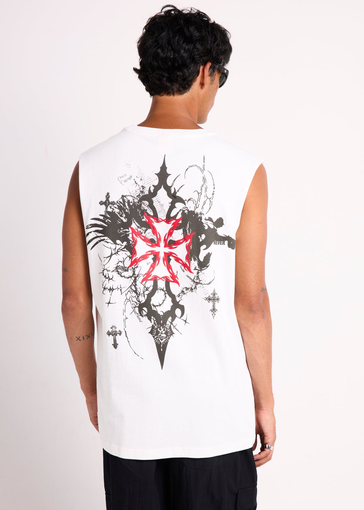 Chalice Muscle Tank WHITE