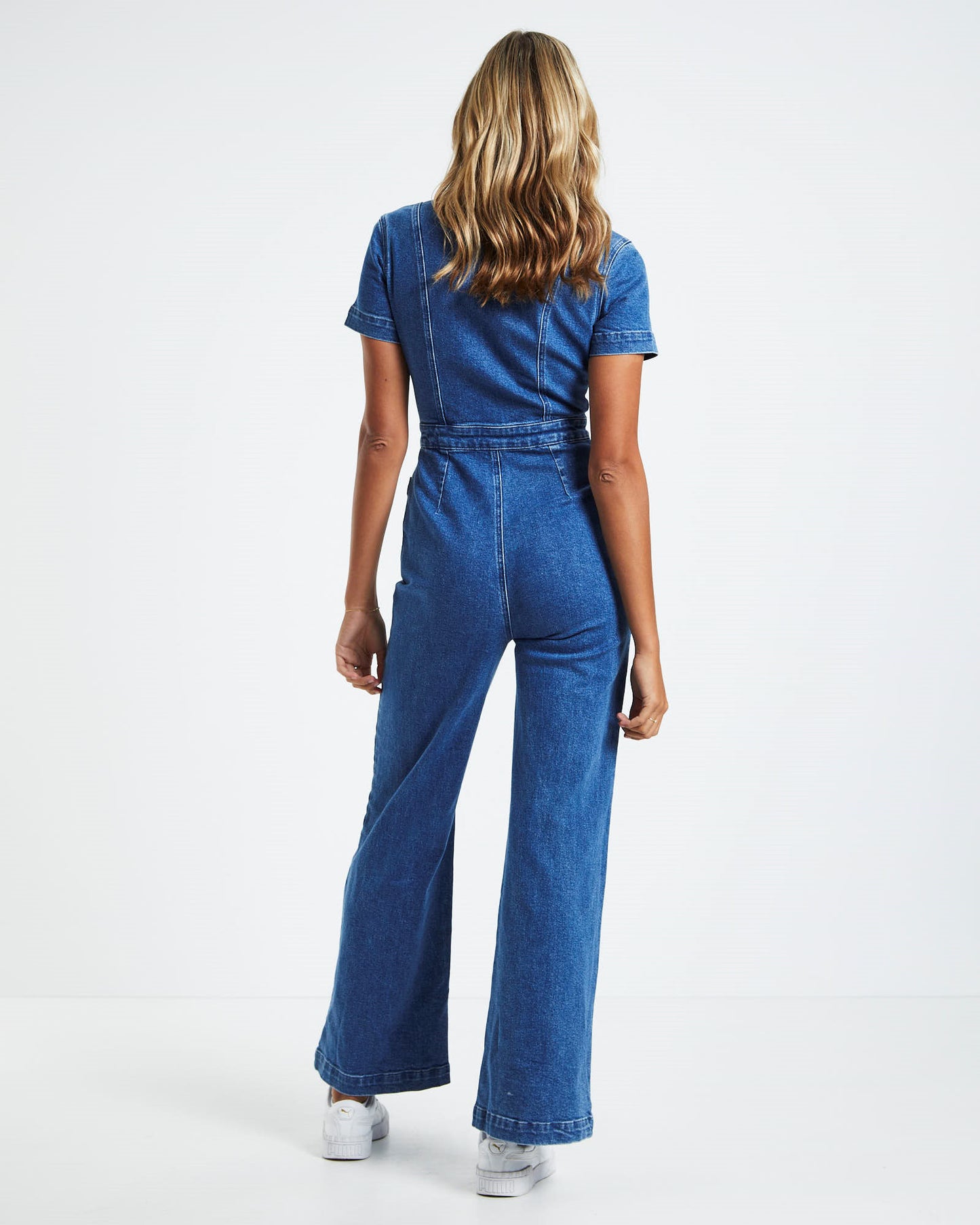Nikki Denim Maxi Boilersuit