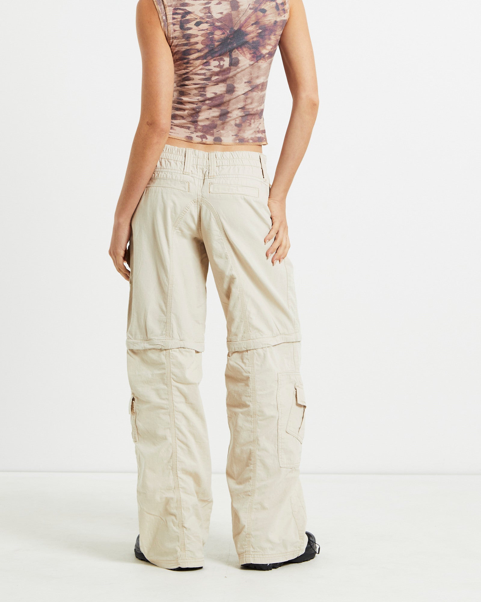 BDG Zip Off Y2K Pants Ecru – General Pants Co.