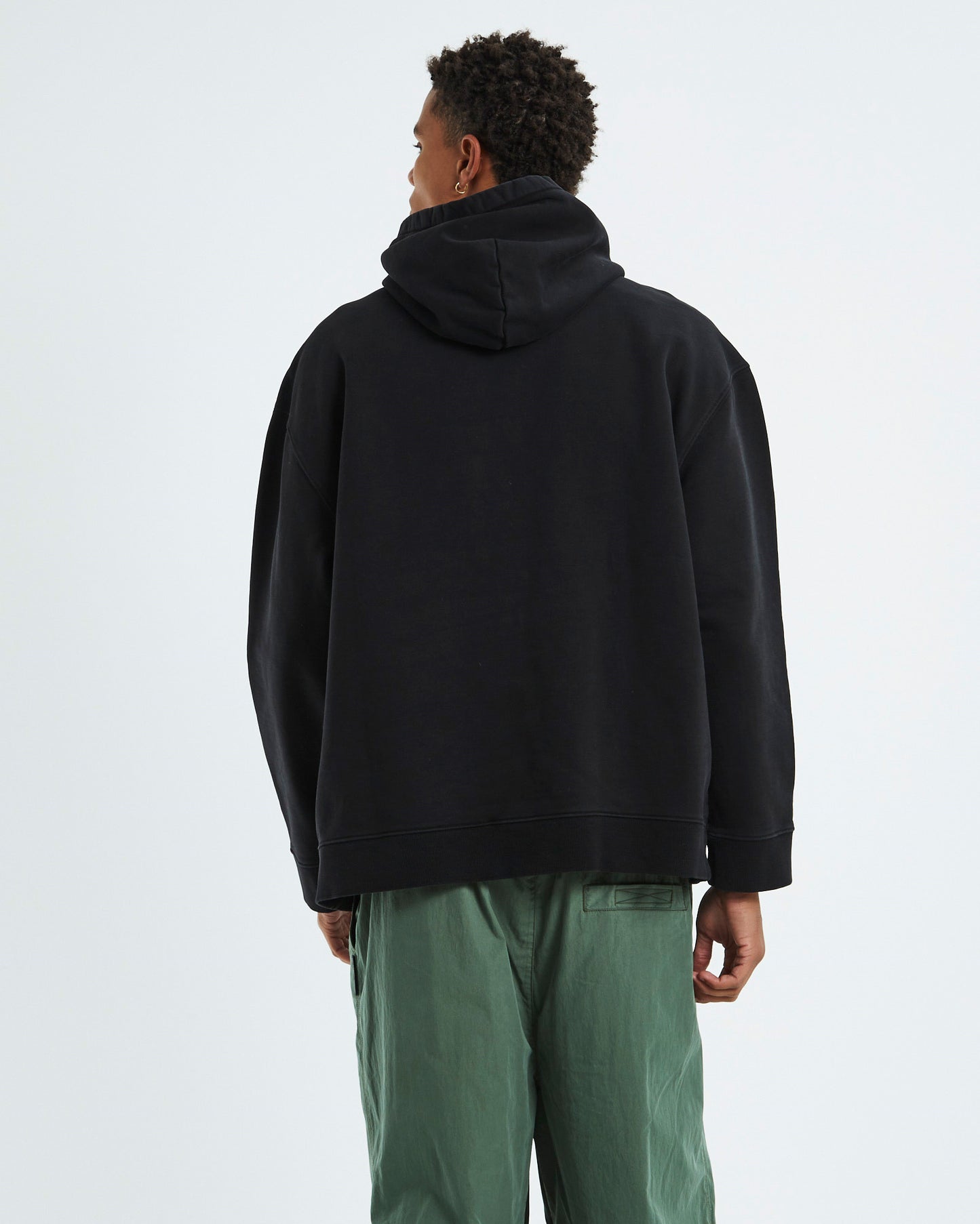 Dopamine Long Sleeve Hoodie Flat Black