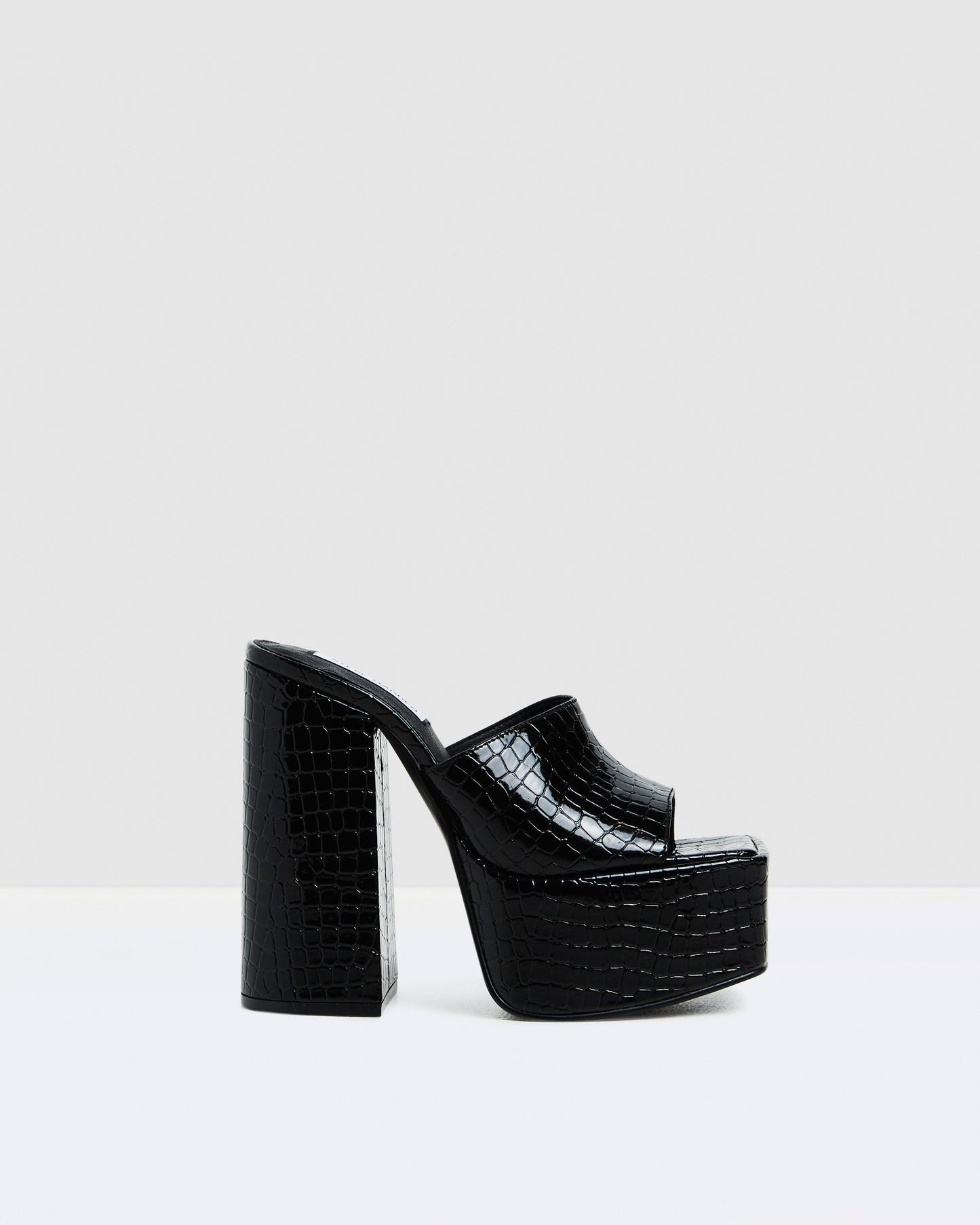 Trixie Heels Black Croc