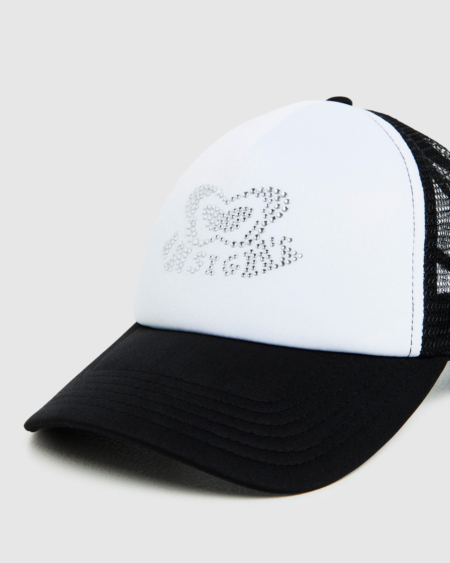 Diamante Trucker Cap Black