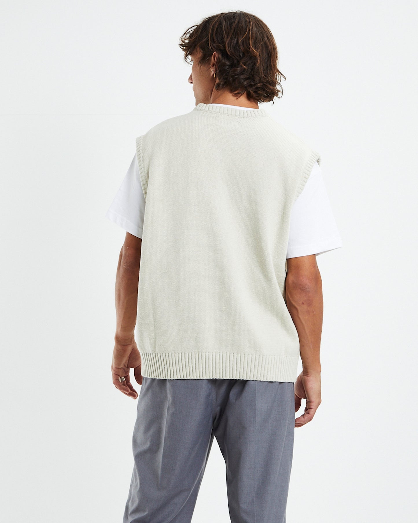 Knit Vest Cream