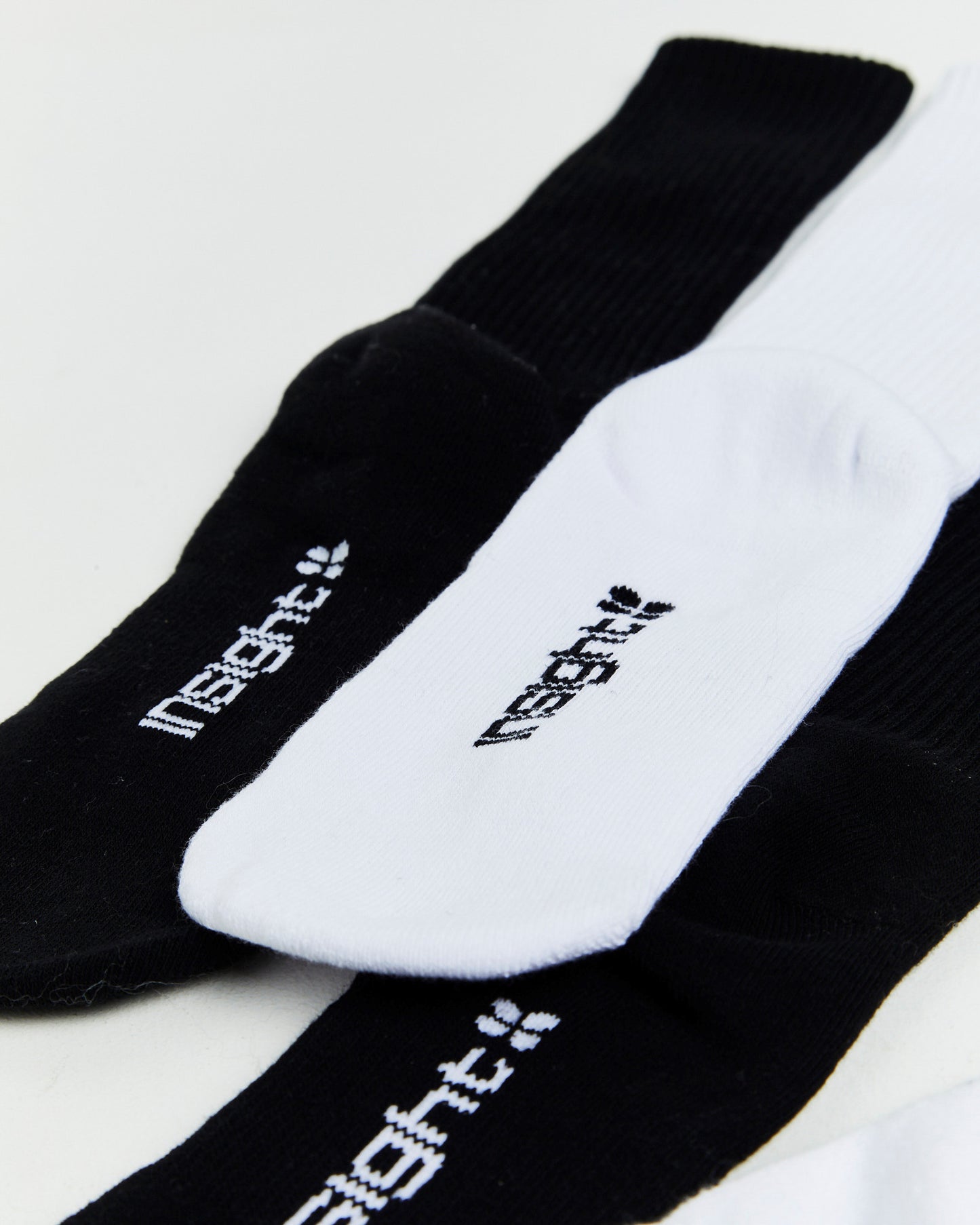 Core Crew Socks 2 Pack White/Black