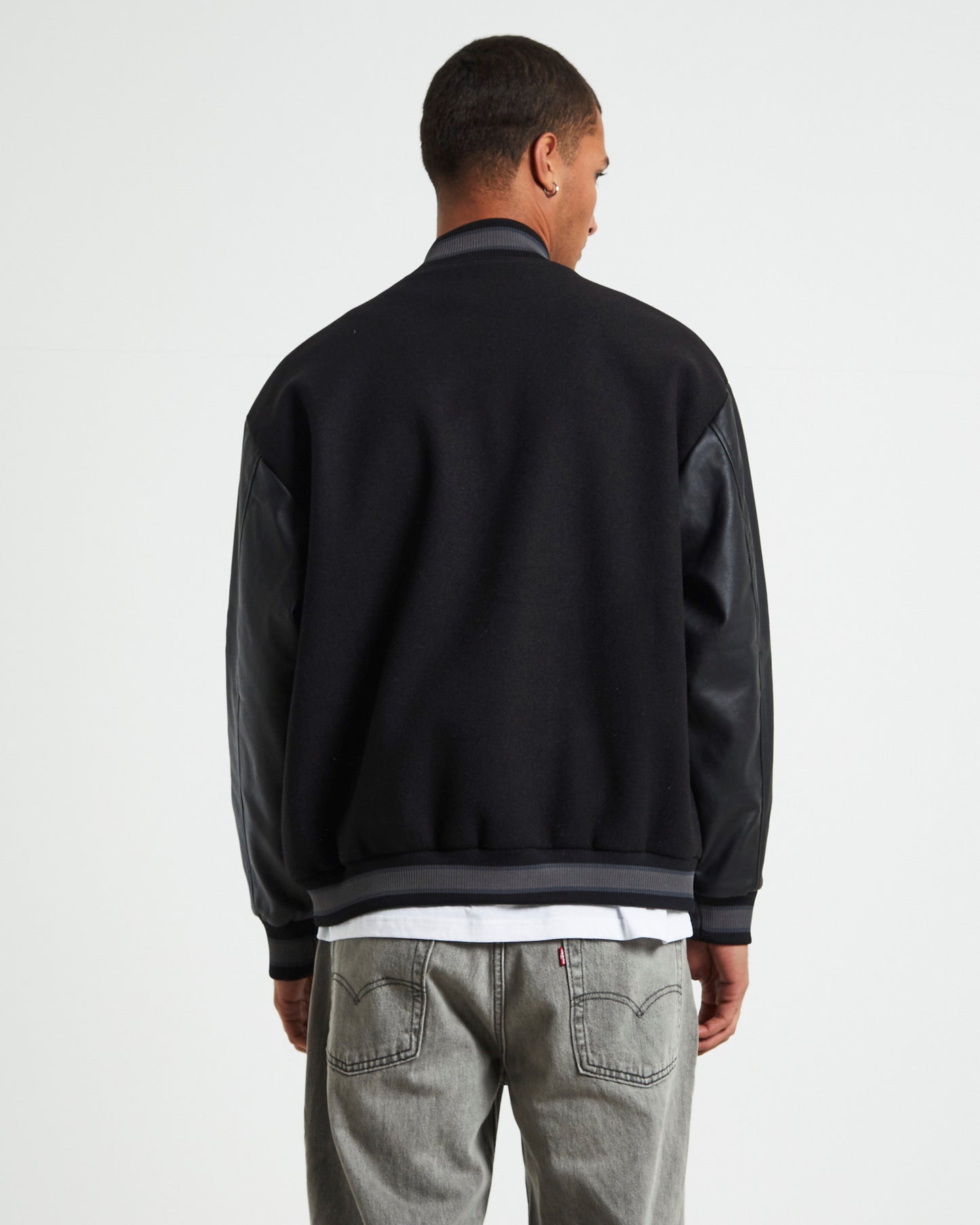 World Series Letterman Jacket Black
