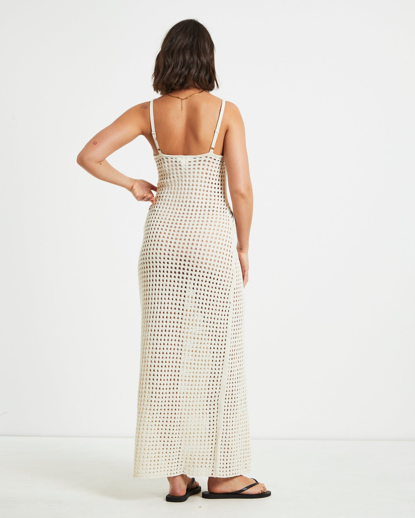Calypso Crochet Midi Dress