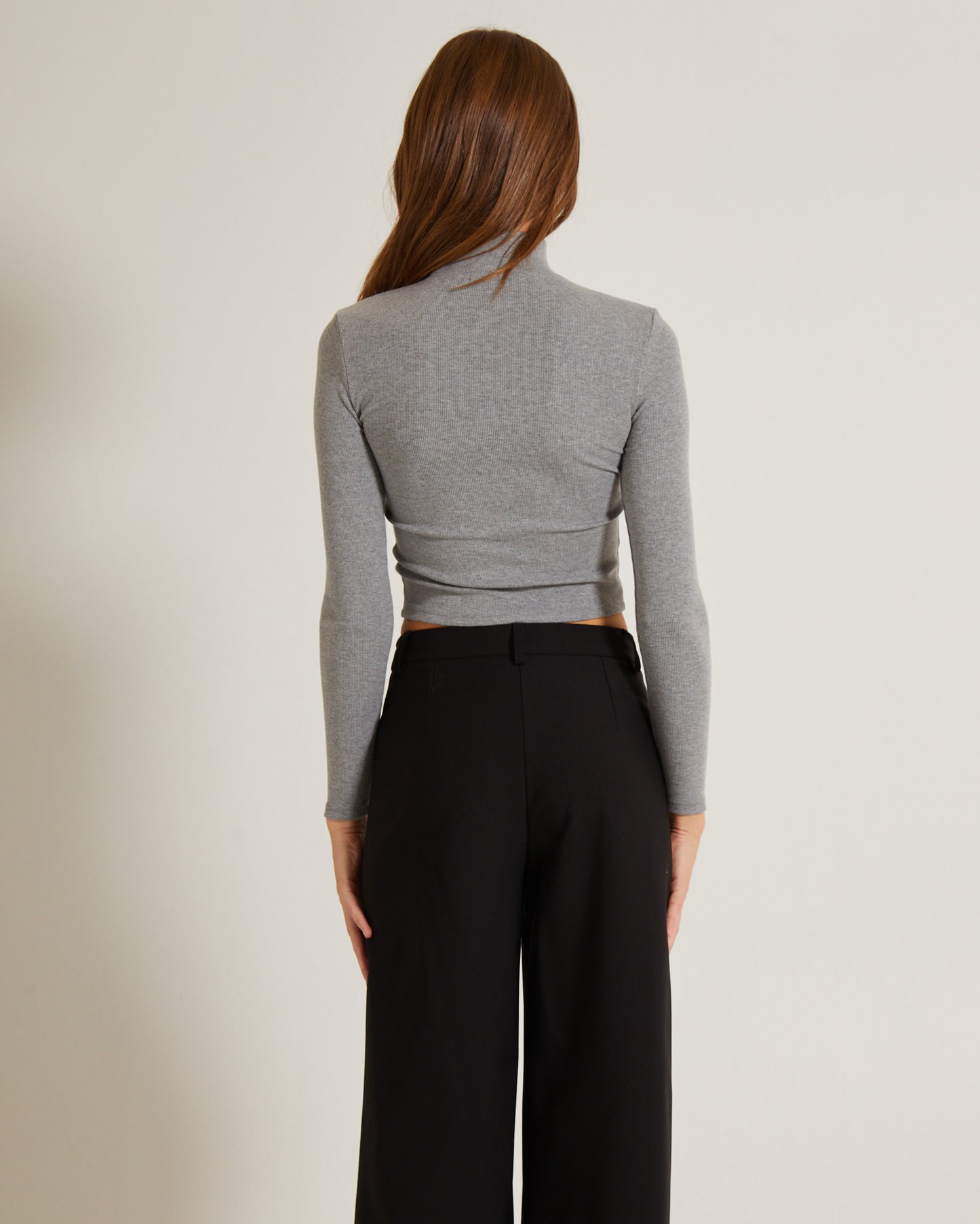 Ribbed Long Sleeve Skivvy